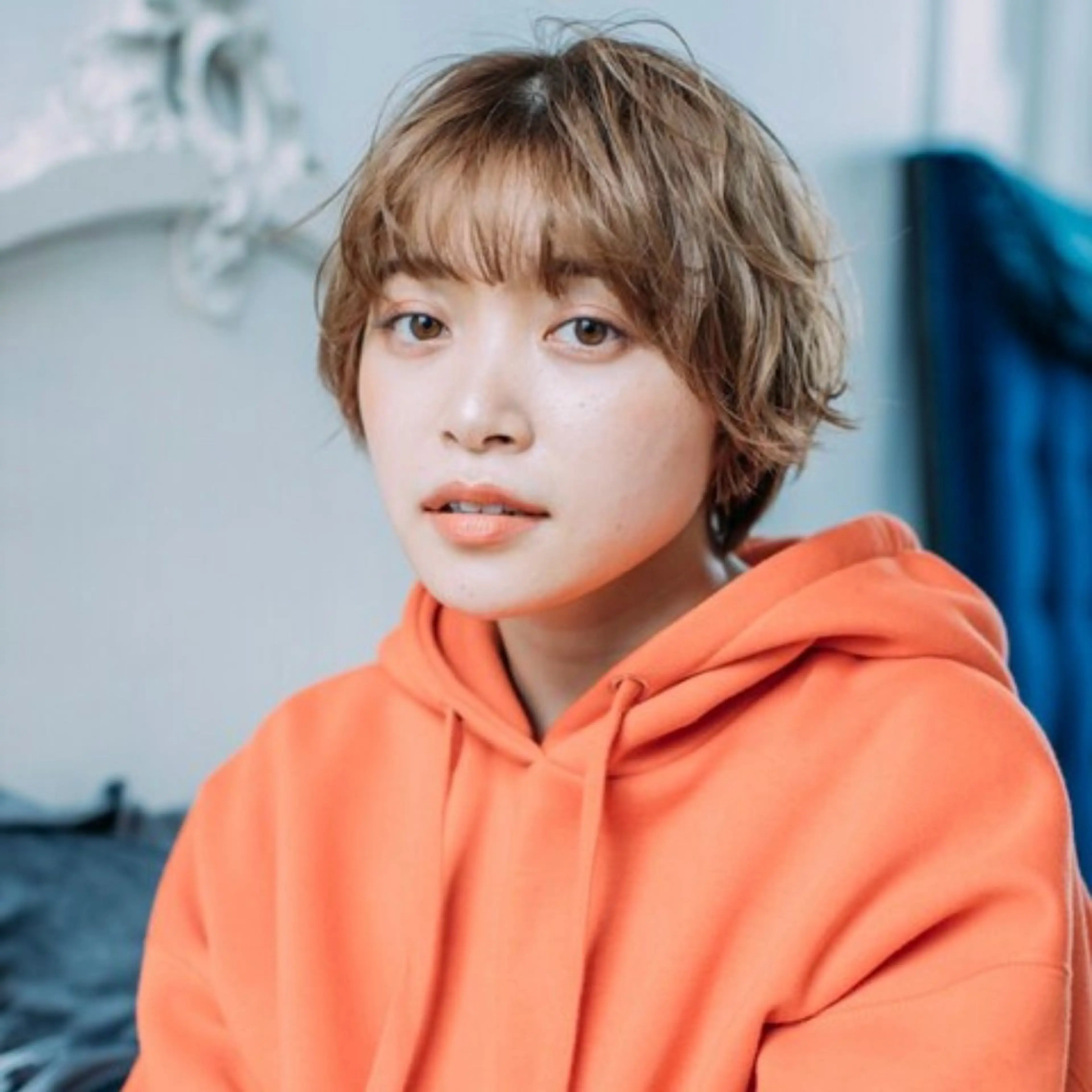 ショート カラー 似合わせショート/ ハイライト/我如古のヘアスタイル