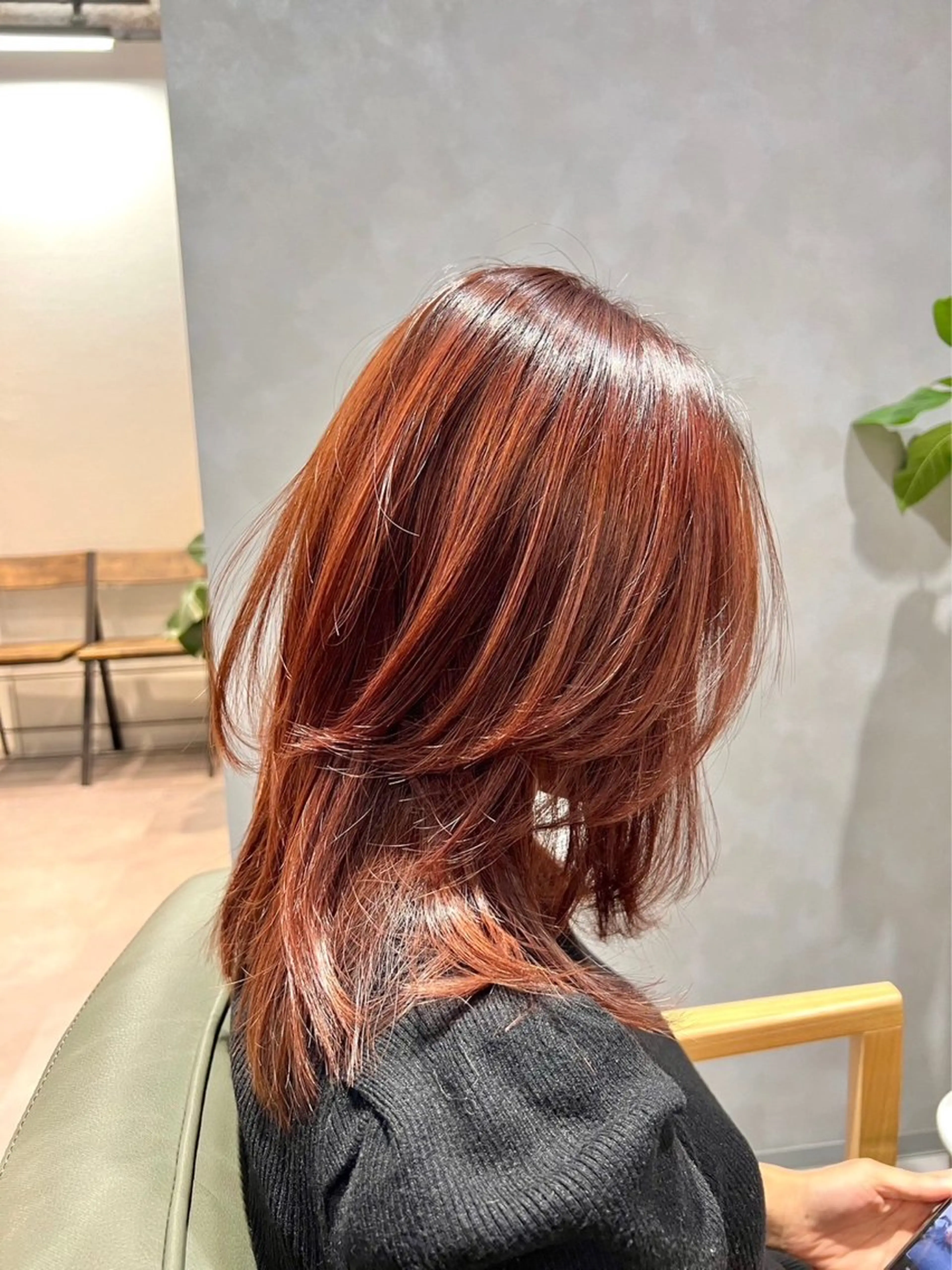 ロング カラー vis fleur 日暮里所属・早坂 紅葉のヘアスタイル