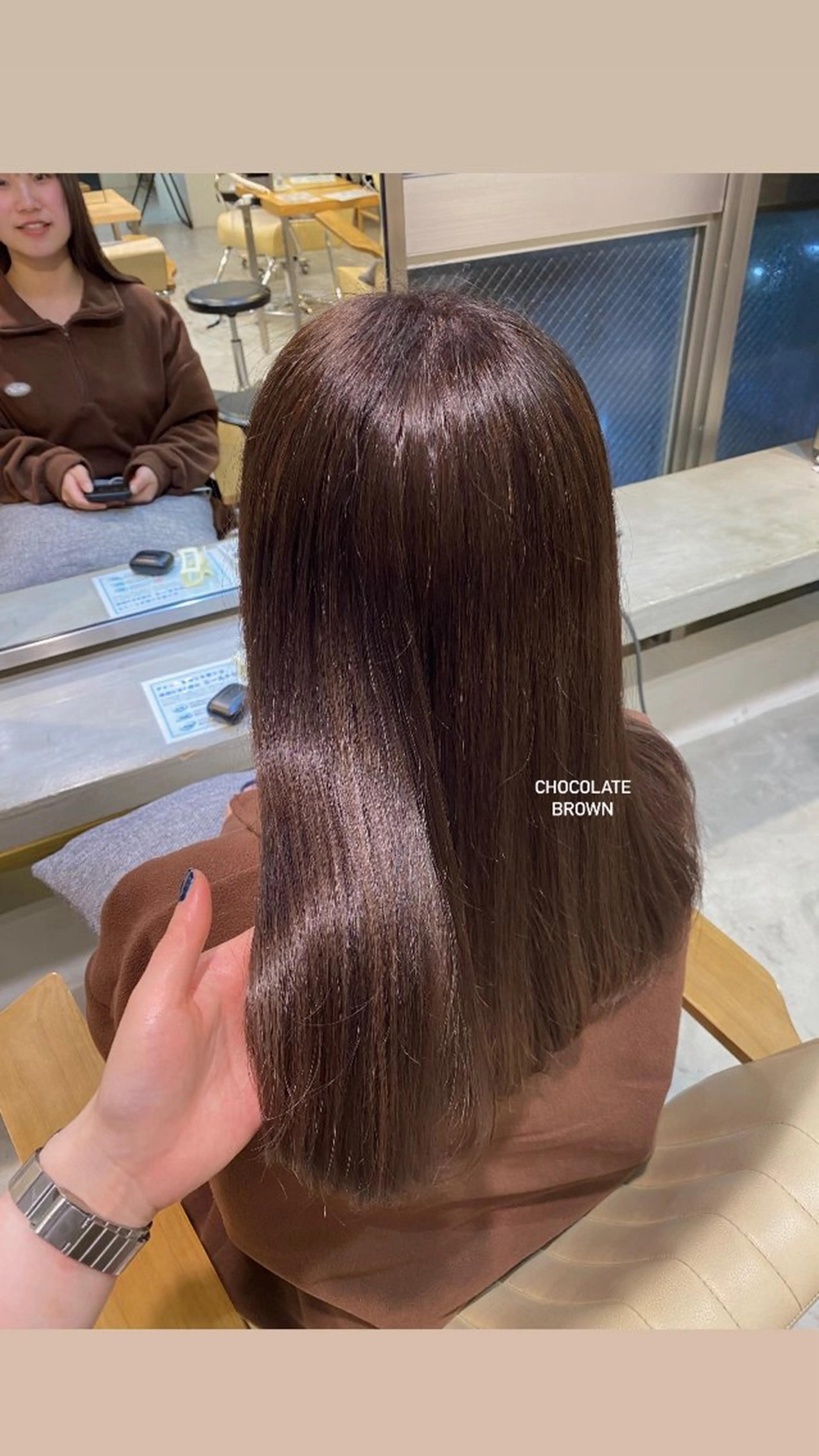 セミロング FILMS haru 暖色カラーのヘアスタイル