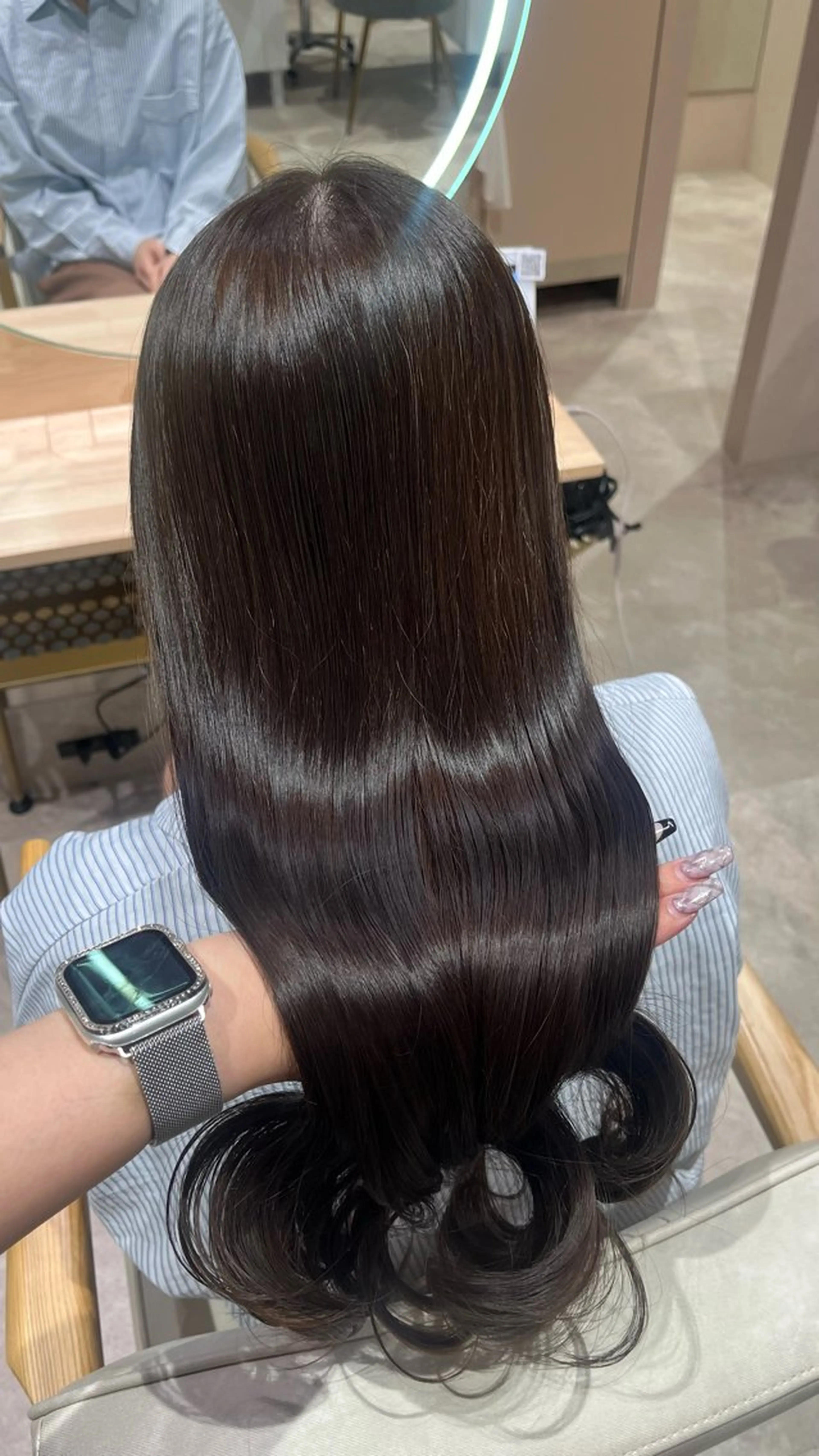 ロング カラー ヘアカラー トリートメント 🎀暖色カラー/ ハナ🎀のヘアスタイル