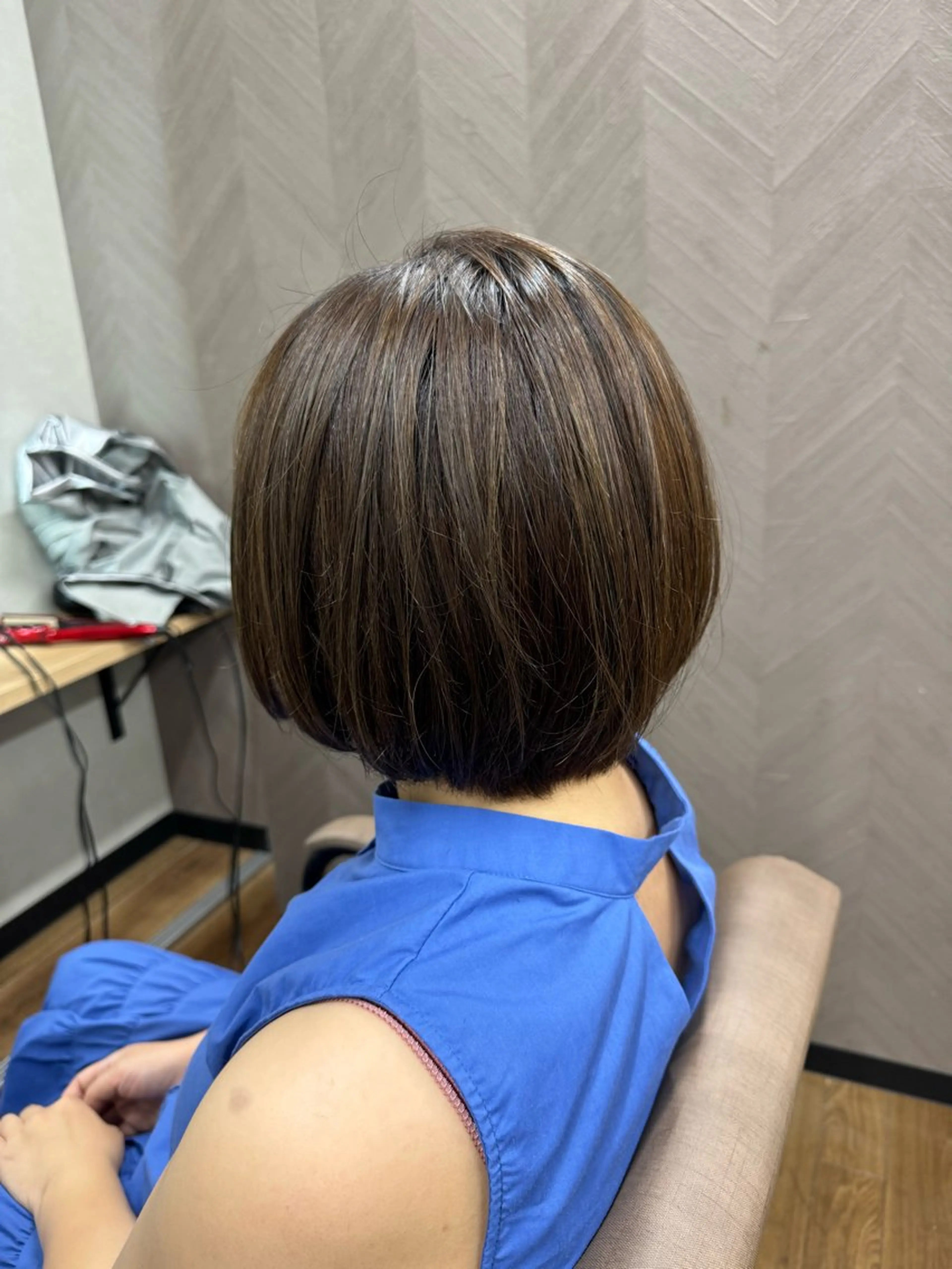 ミディアム カラー カット ヘアカラー TELA HAIR 稲毛店　千尋のヘアスタイル