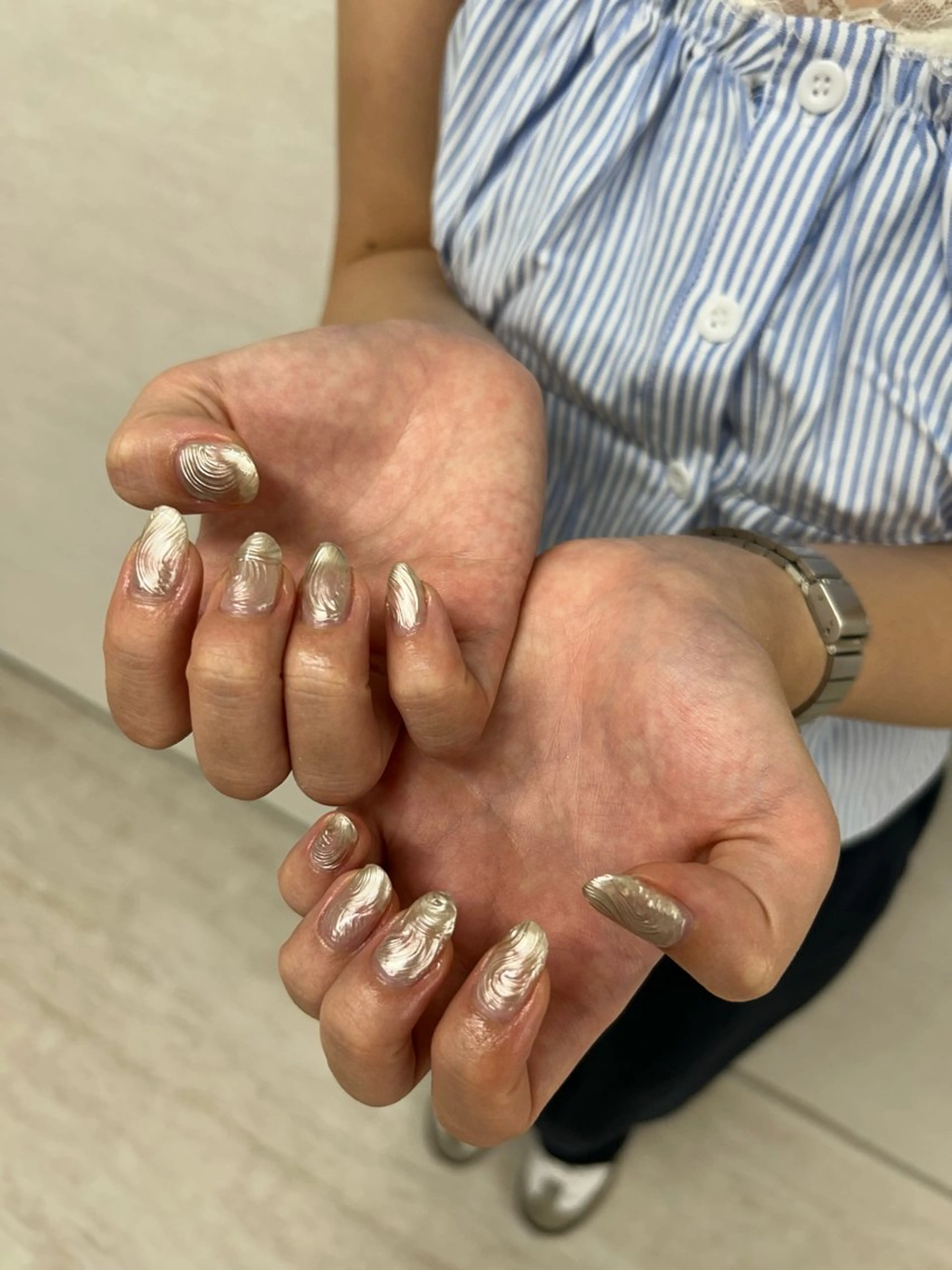 ネイル ニュアンスネイル ハンドネイル 畑中 優里のネイルデザイン