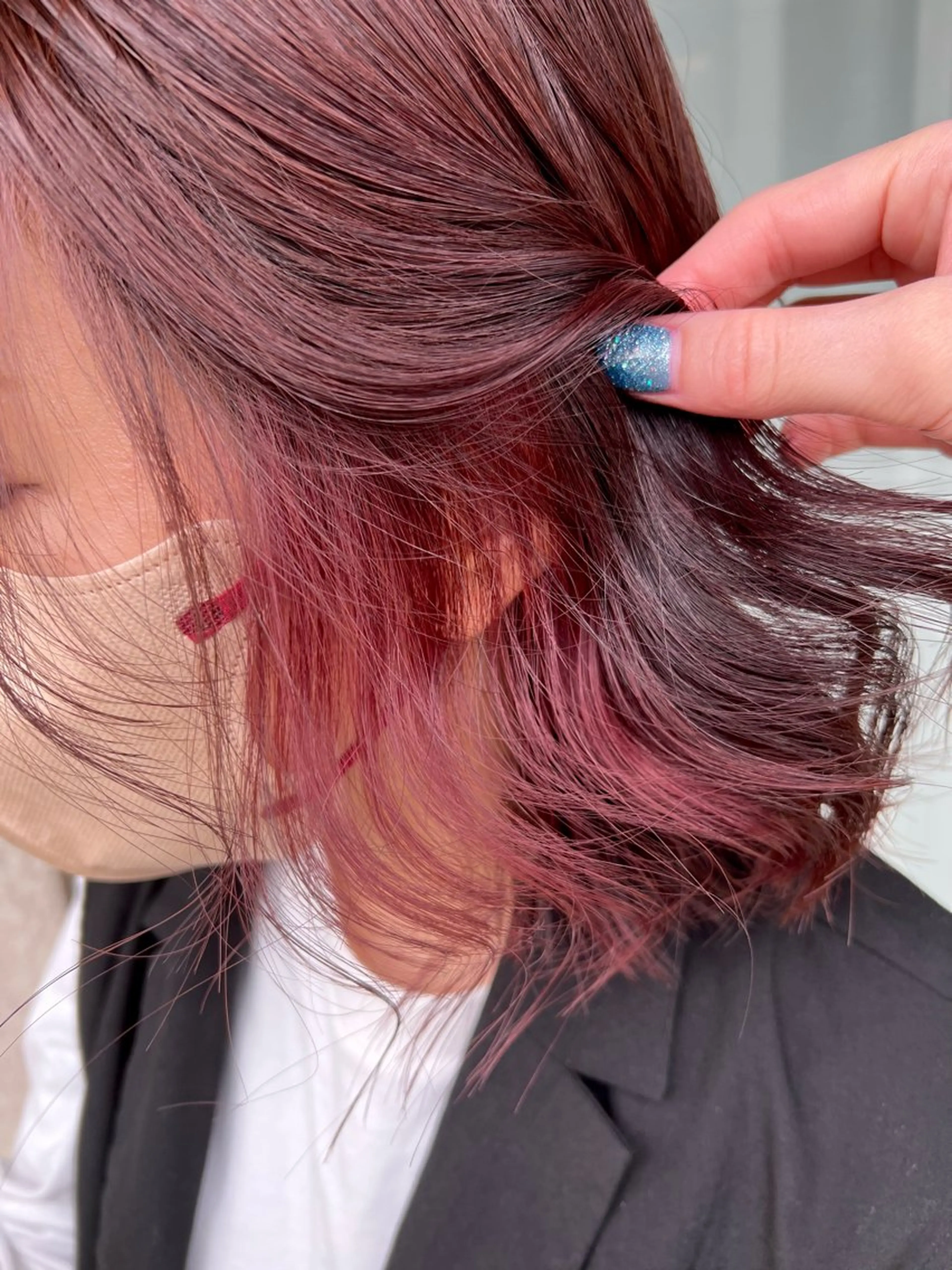 ミディアム カラー ヘアカラー ルシア（Lucia）所属・有澤 茉唯のマツエク・マツパデザイン