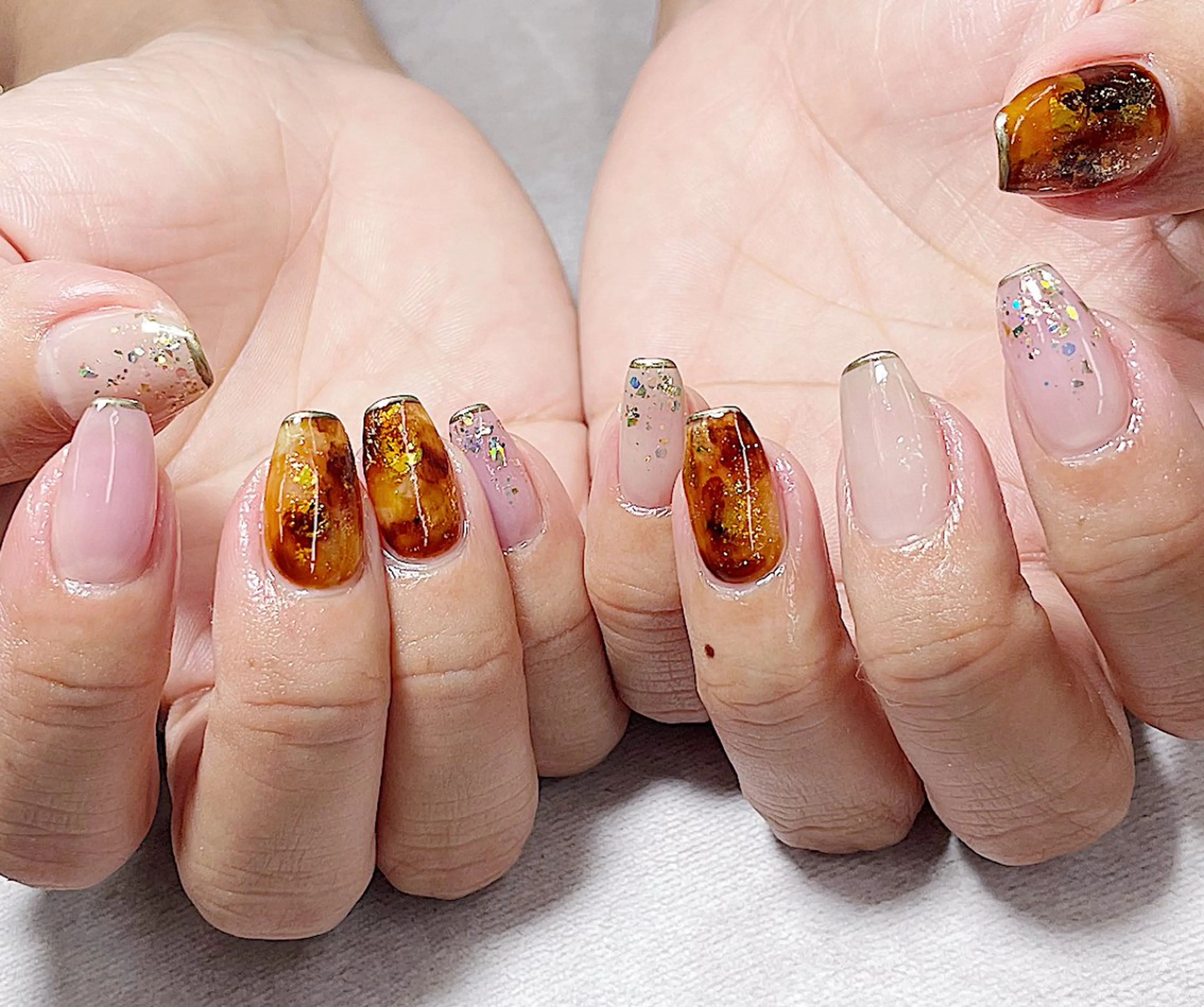ネイル べっ甲ネイル その他(ネイル) mua nail mikiのネイルデザイン