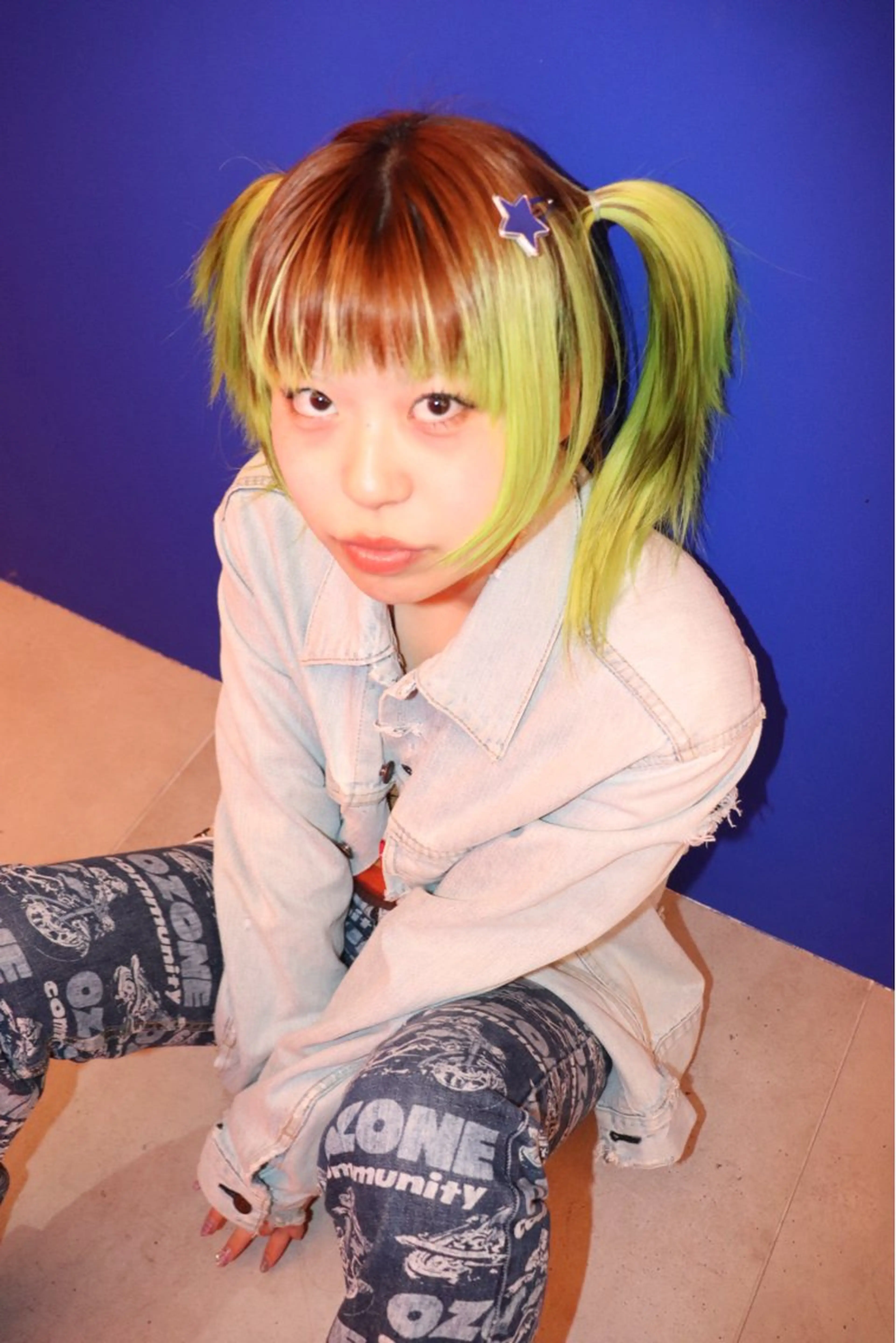 セミロング カラー @kyoniyy KYONIのヘアスタイル