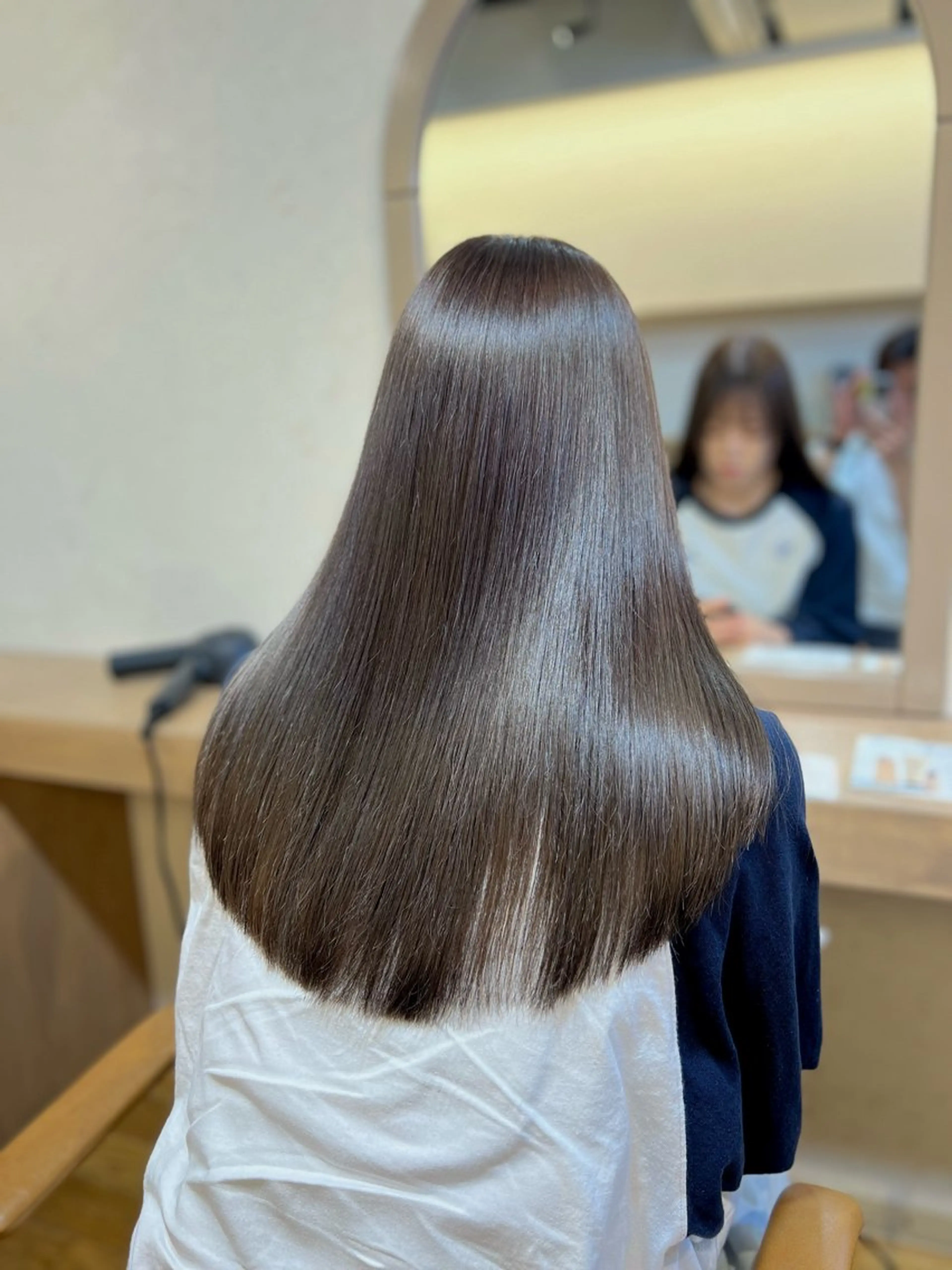 ロング 髪質改善 縮毛矯正 カット 縮毛矯正 トリートメント 神戸ボブ✂️ ioe三宮/田 伸佳のヘアスタイル