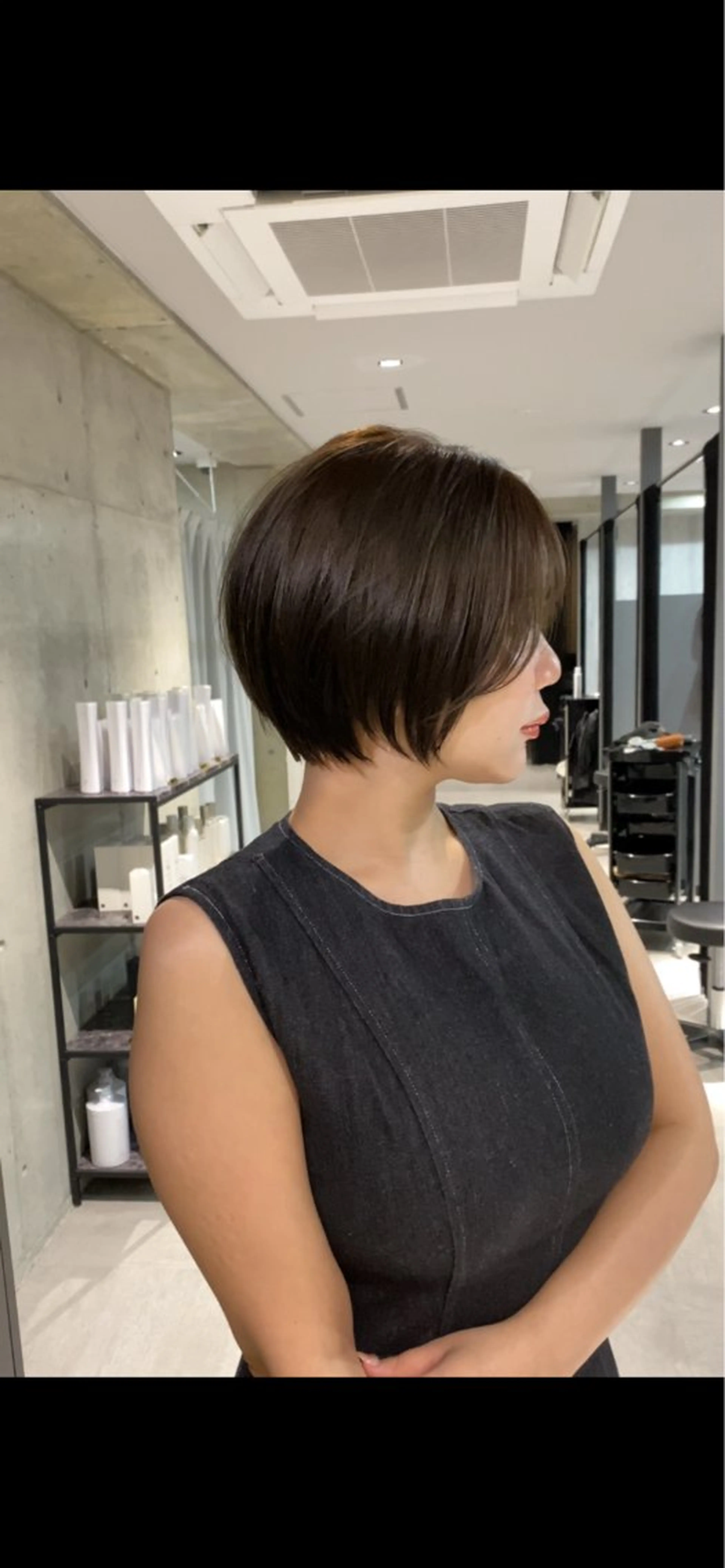 似合わせカット+最高級ヘアカラー+美髪トリートメントの写真