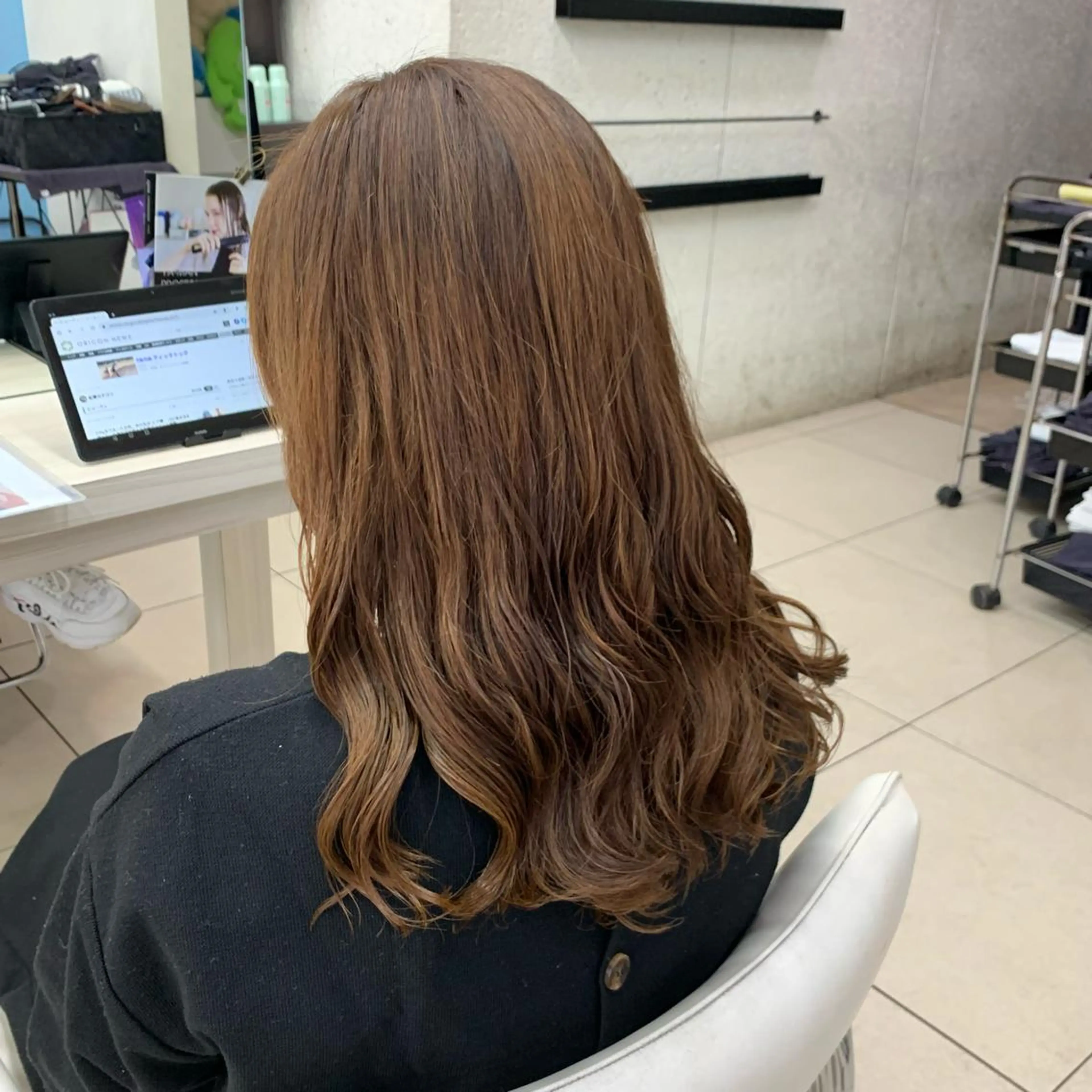 ロング パーマ ウィチ所属・縮毛矯正と髪質改善 ⭐️桐生翼のヘアスタイル