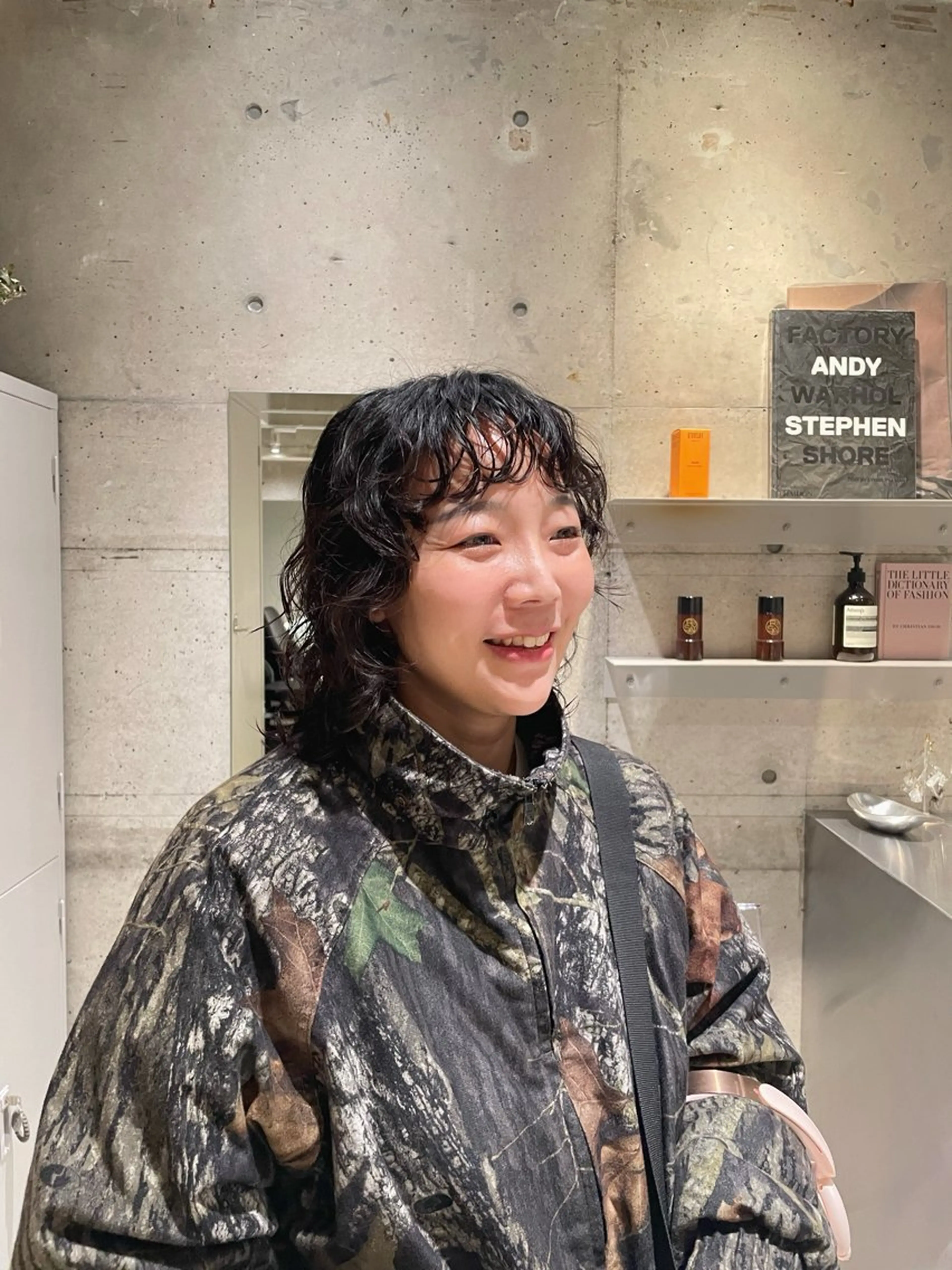 ミディアム パーマ IDEN AND TITY所属・ショートモデル募集 yukakoのヘアスタイル