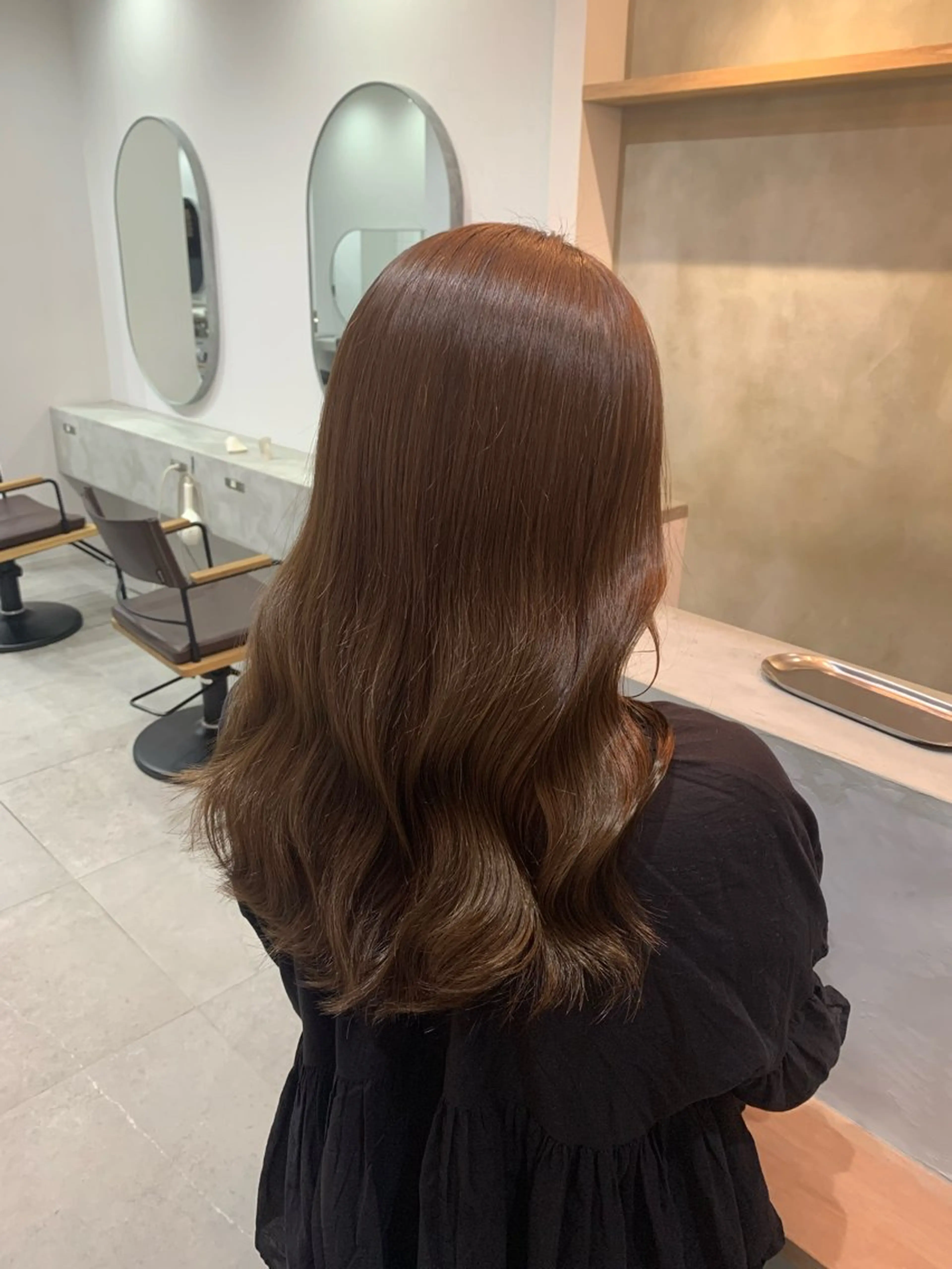 ロング カラー ベージュカラー カット ヘアカラー トリートメント little 小濱彰太のヘアスタイル