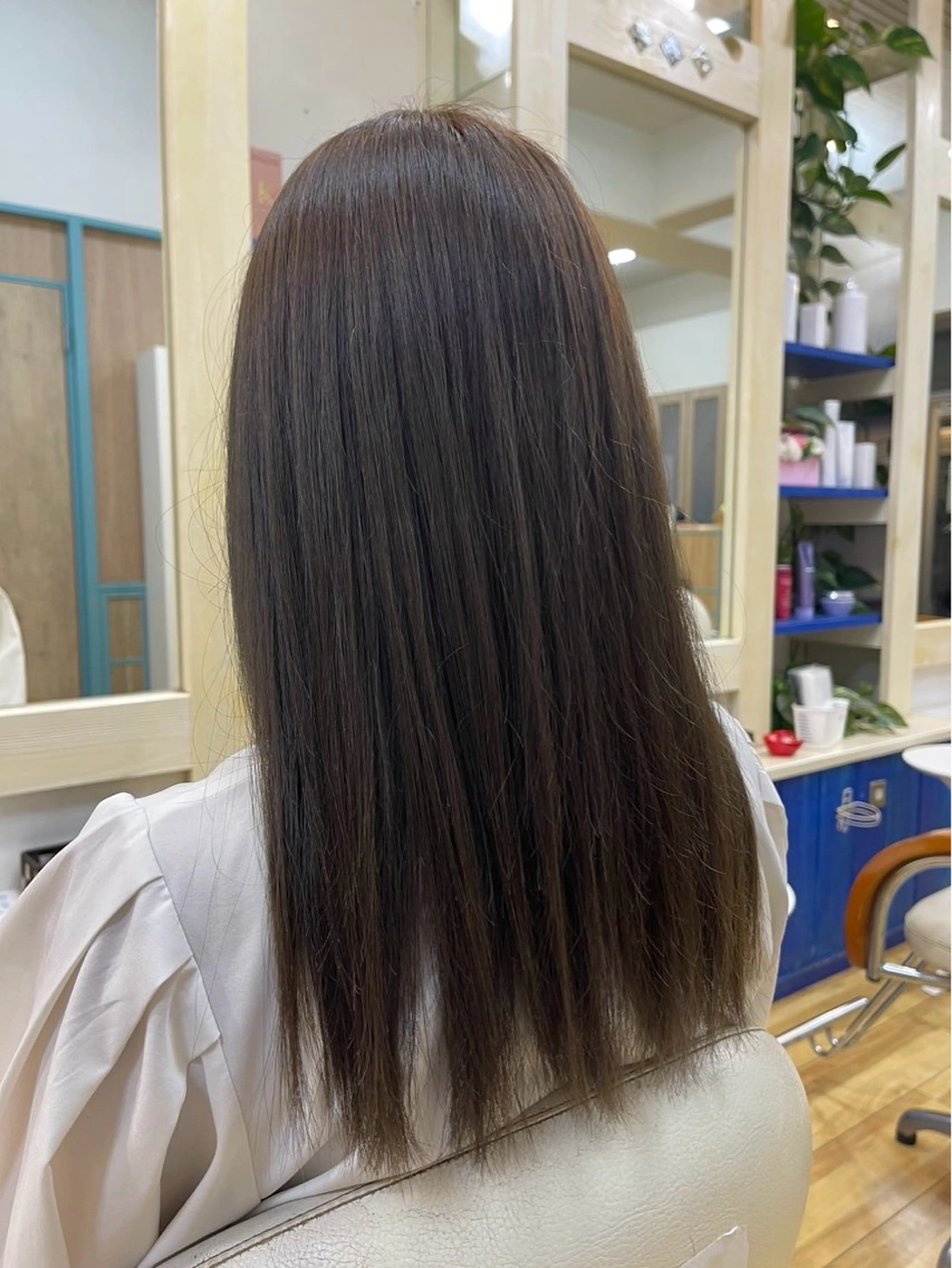 セミロング 細川武琉 Aqua limeのヘアスタイル