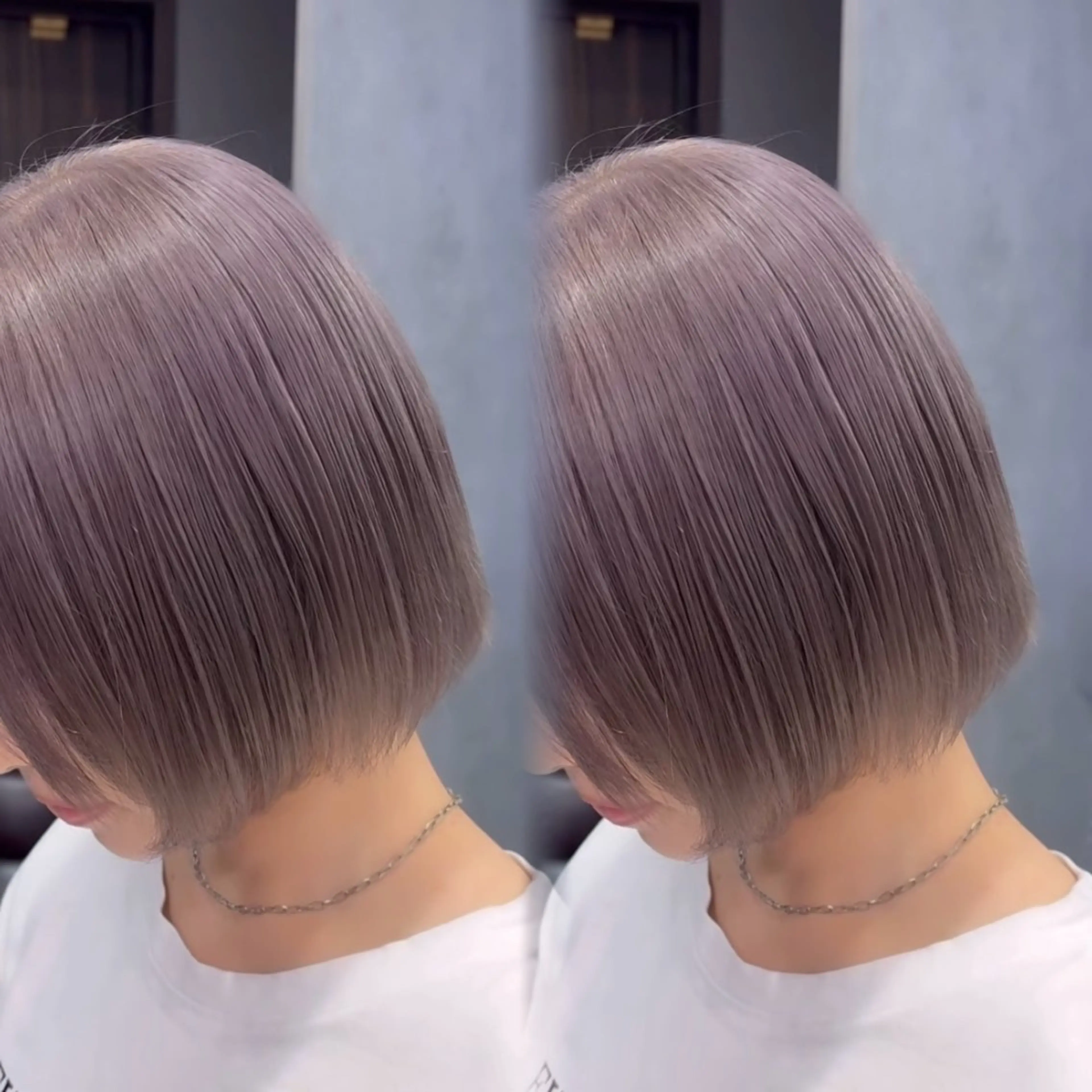 ショート カラー ヘアカラー トリートメント ハイトーン/ブリーチ 天神SAKURAのヘアスタイル