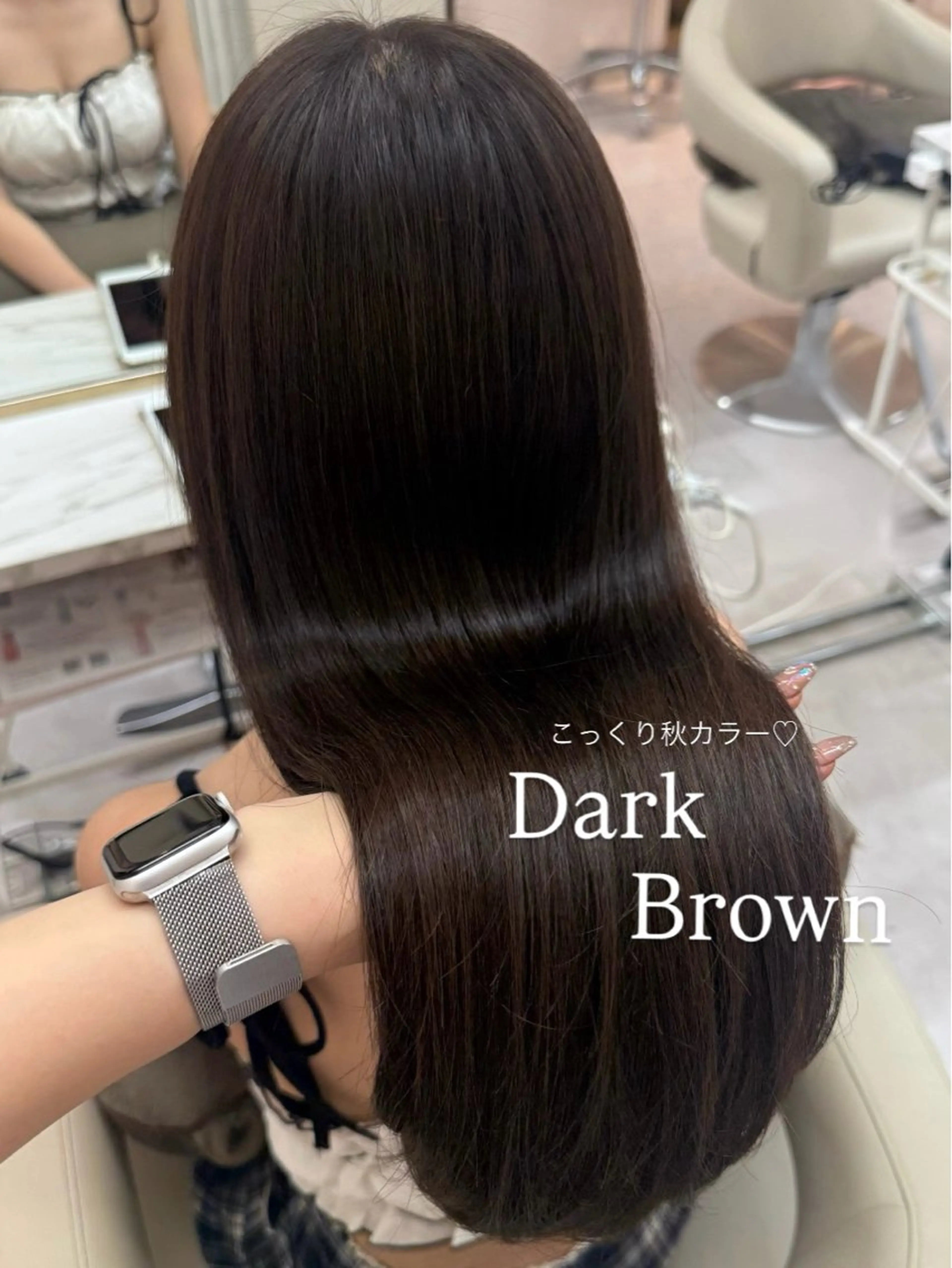 ロング 韓国風ヘア ヘアカラー 韓国ヘア 🇰🇷 natsukiのヘアスタイル