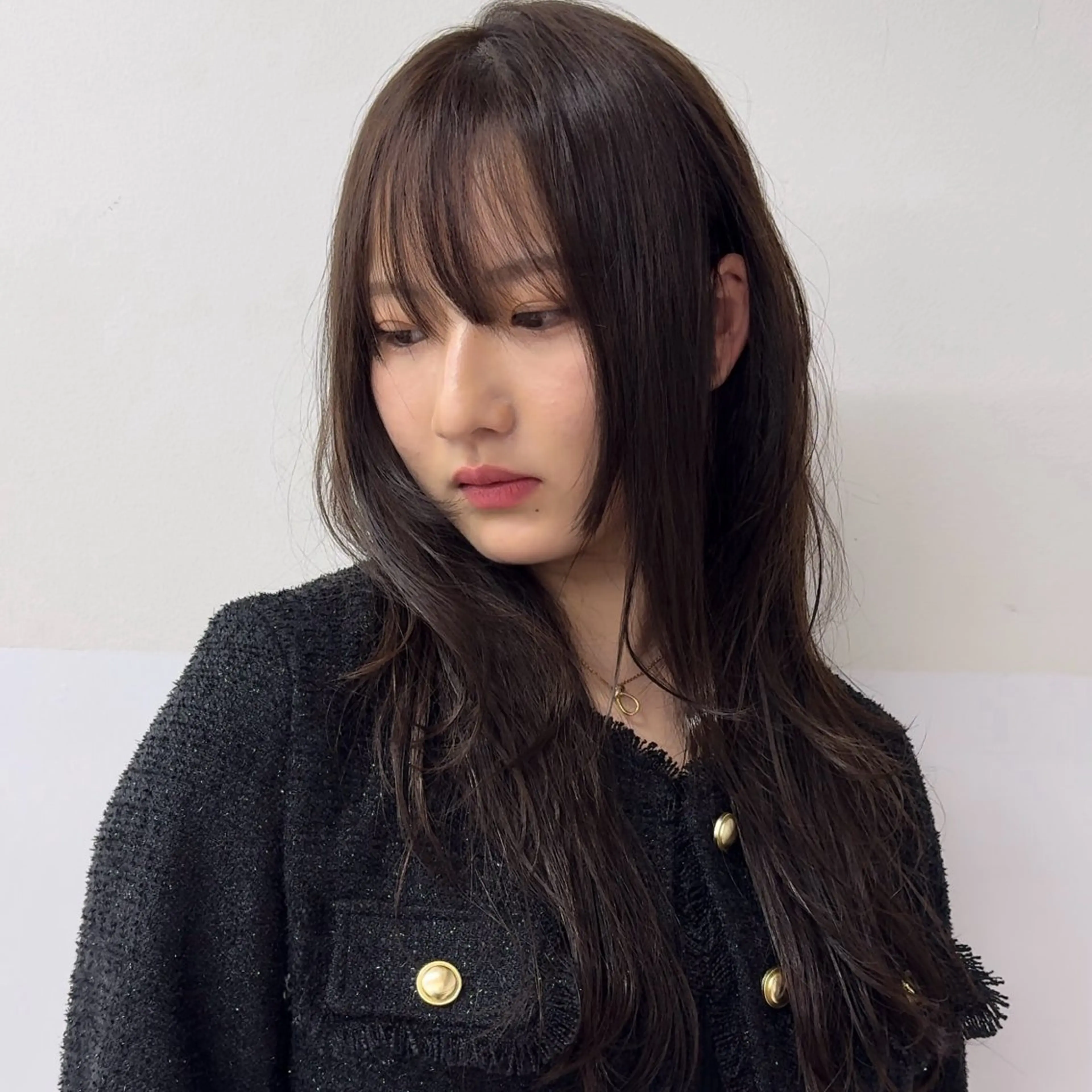 ロング ミディアムレイヤー/ ロングレイヤー堀匠吾のヘアスタイル