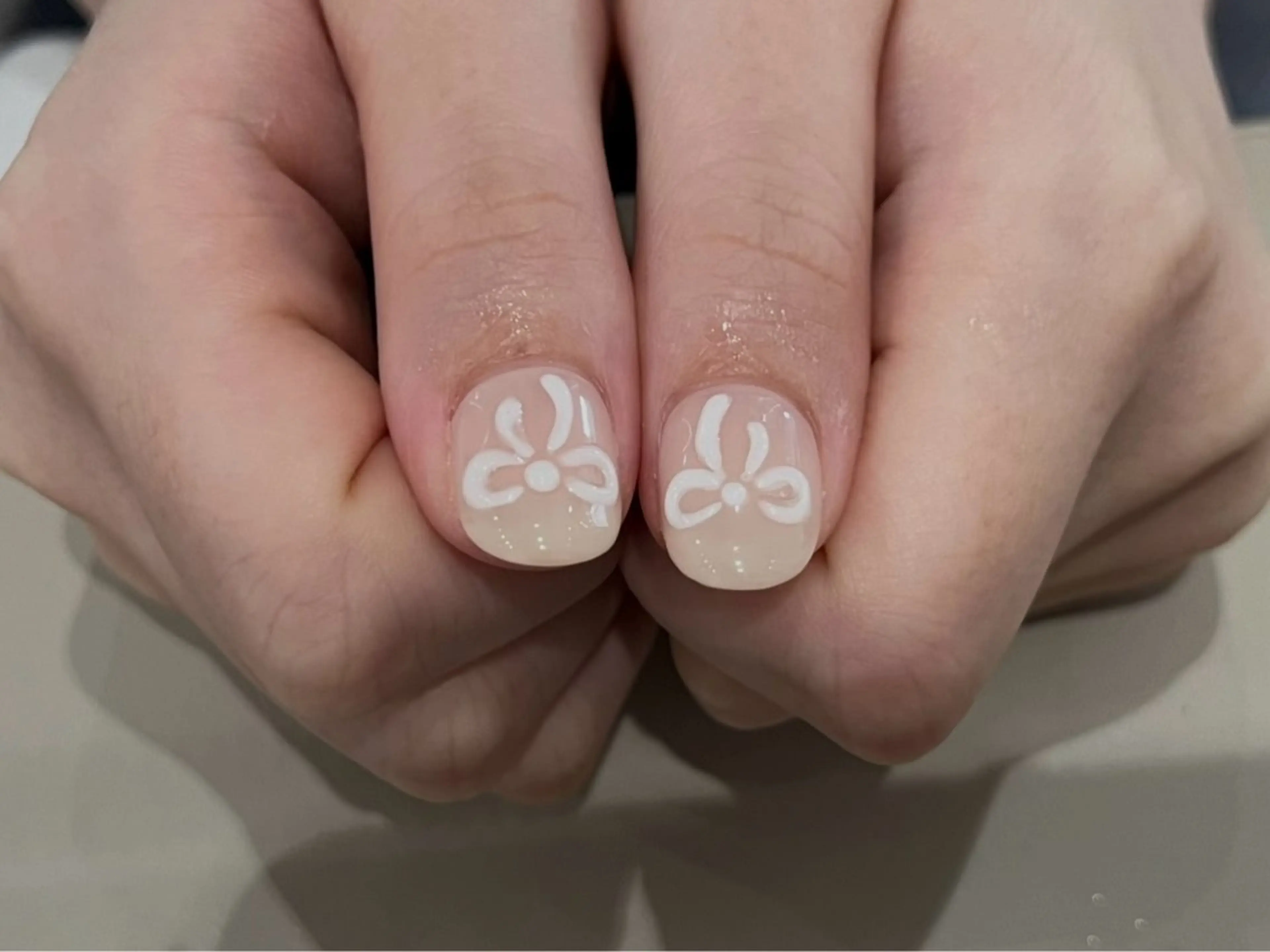 ネイル リボン ハンドネイル Etel atelier.のネイルデザイン