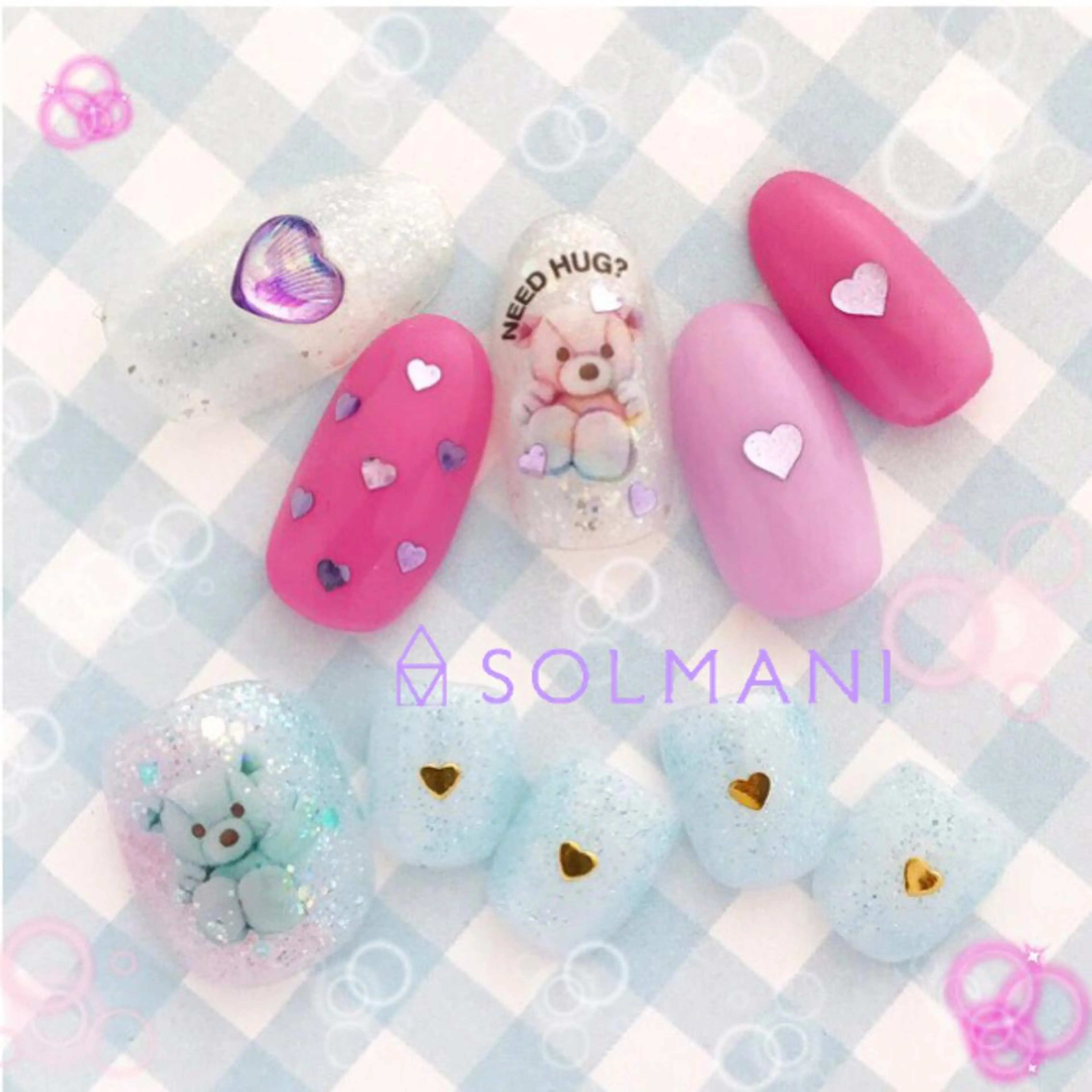 ネイル SOLMANI 予約担当のネイルデザイン