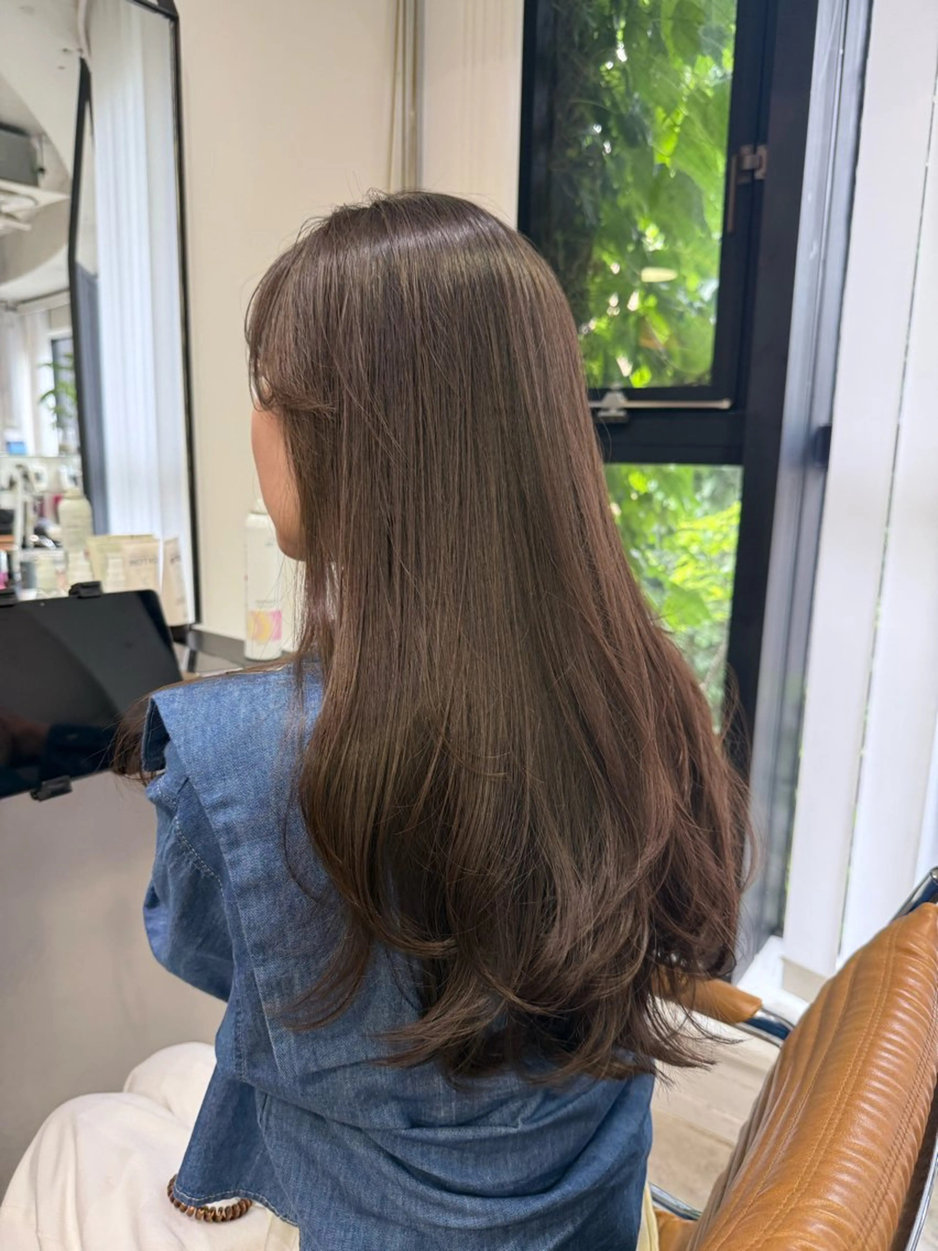 ロング レイヤーカット 似合わせ♡レイヤー/ 暖色艶カラー/moeのヘアスタイル