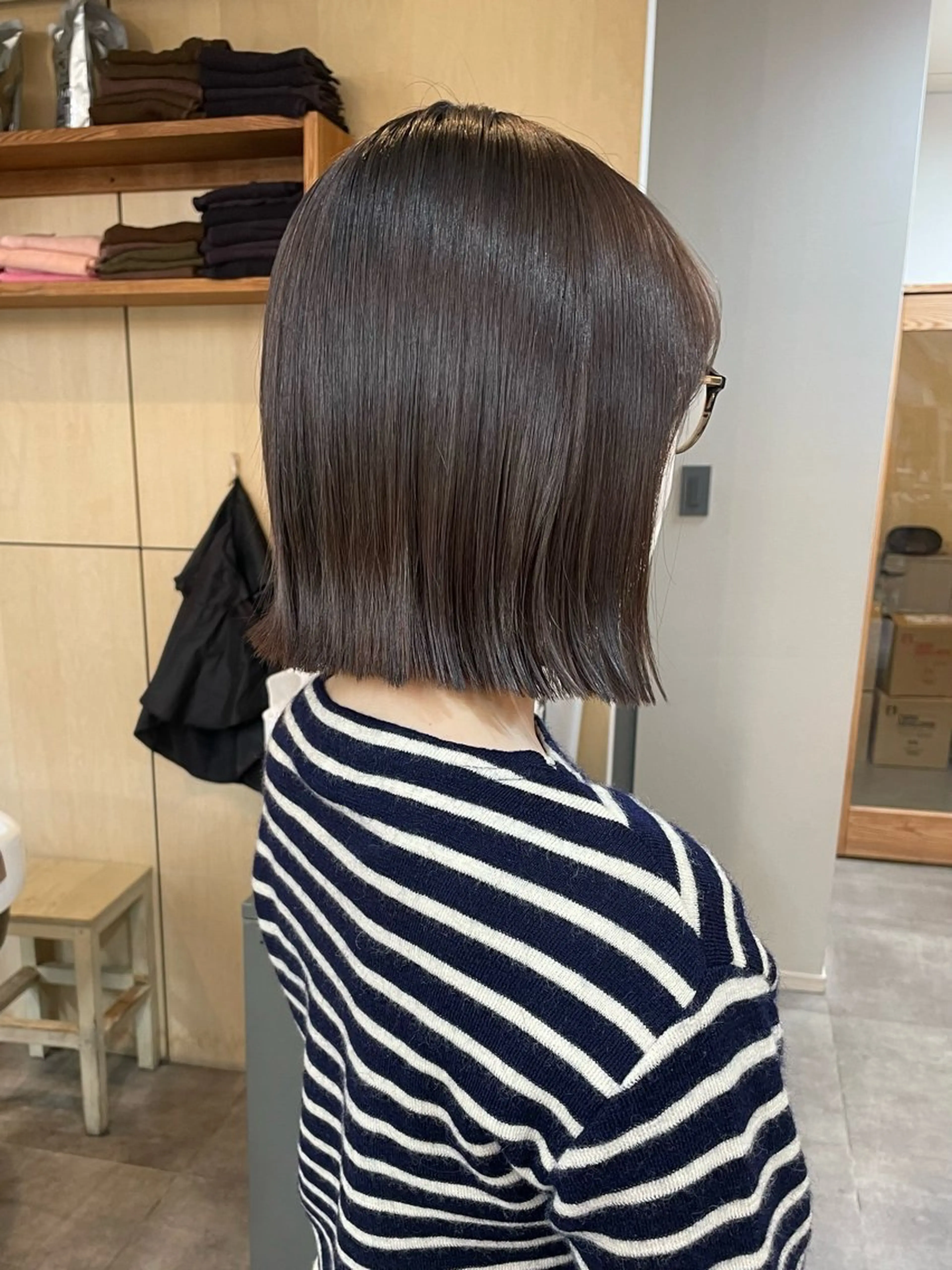 ミディアム アライ レンカのヘアスタイル
