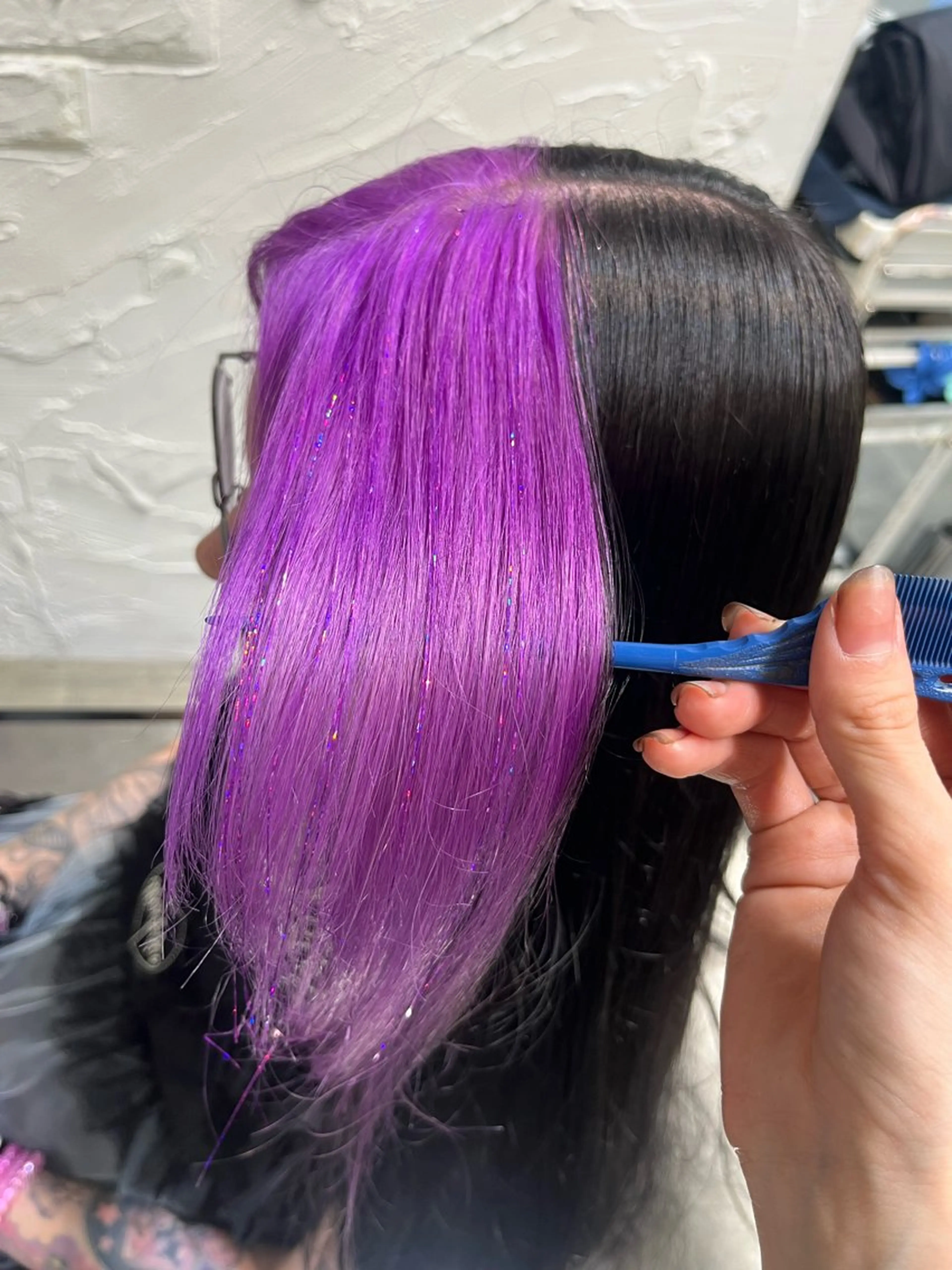 ロング カラー ヘアカラー uros.所属・🩵aiko / モデル募集中️🩵のヘアスタイル