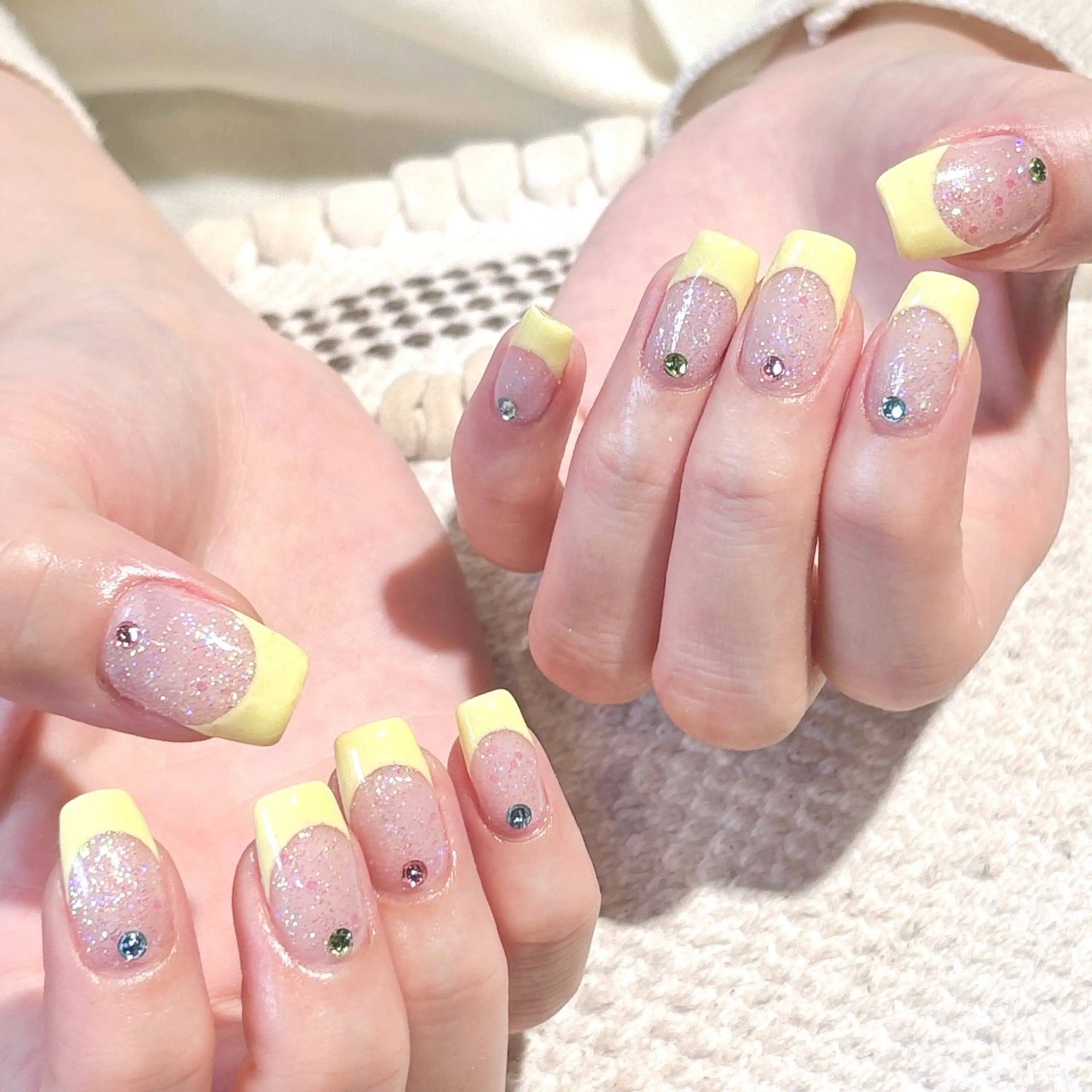 ネイル ストーンネイル ハンドネイル sōko Hair&Nail Salon所属・megu  / sōko nailのネイルデザイン