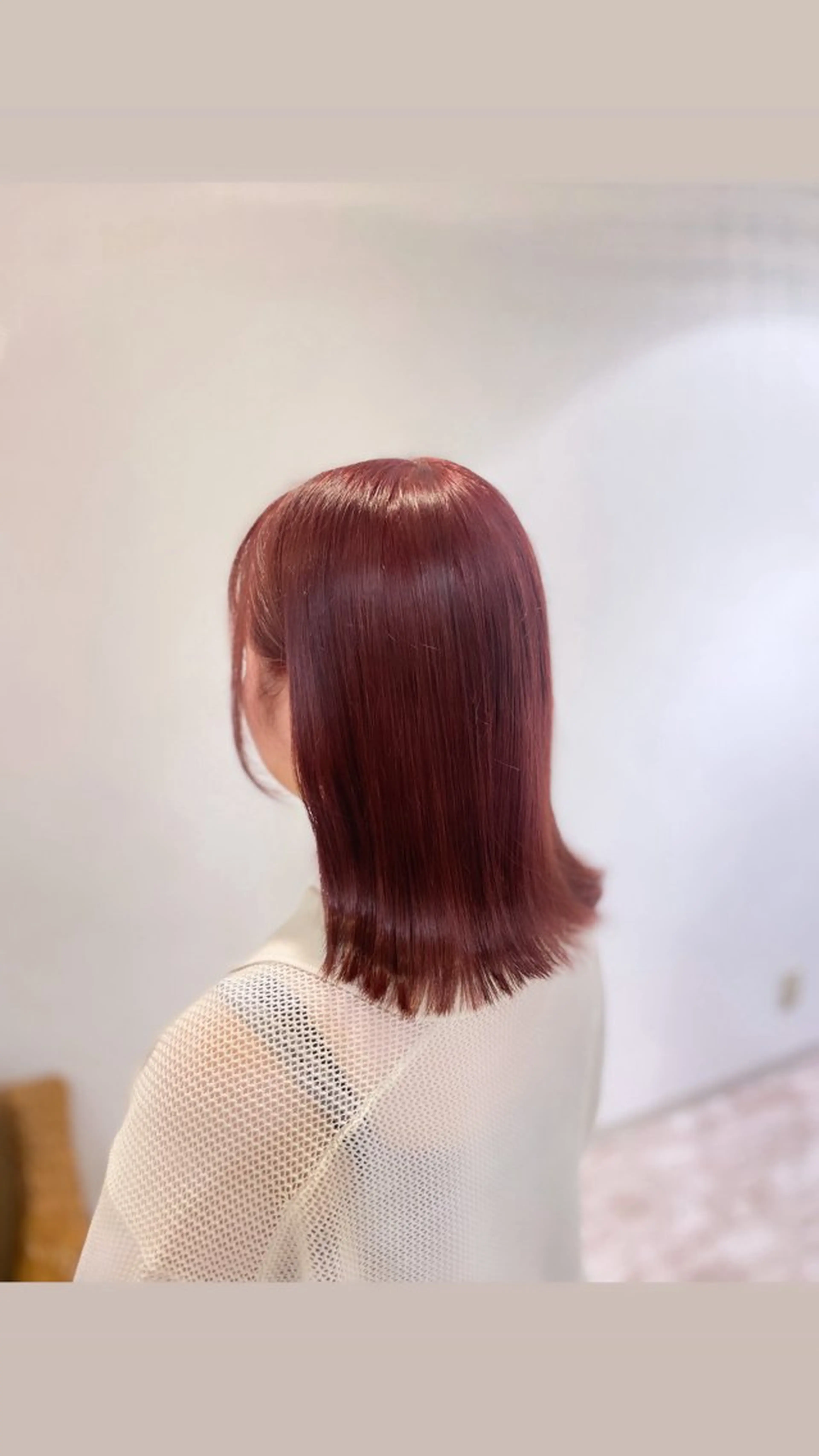 ミディアム ボブ/艶髪 soleilrukaのヘアスタイル