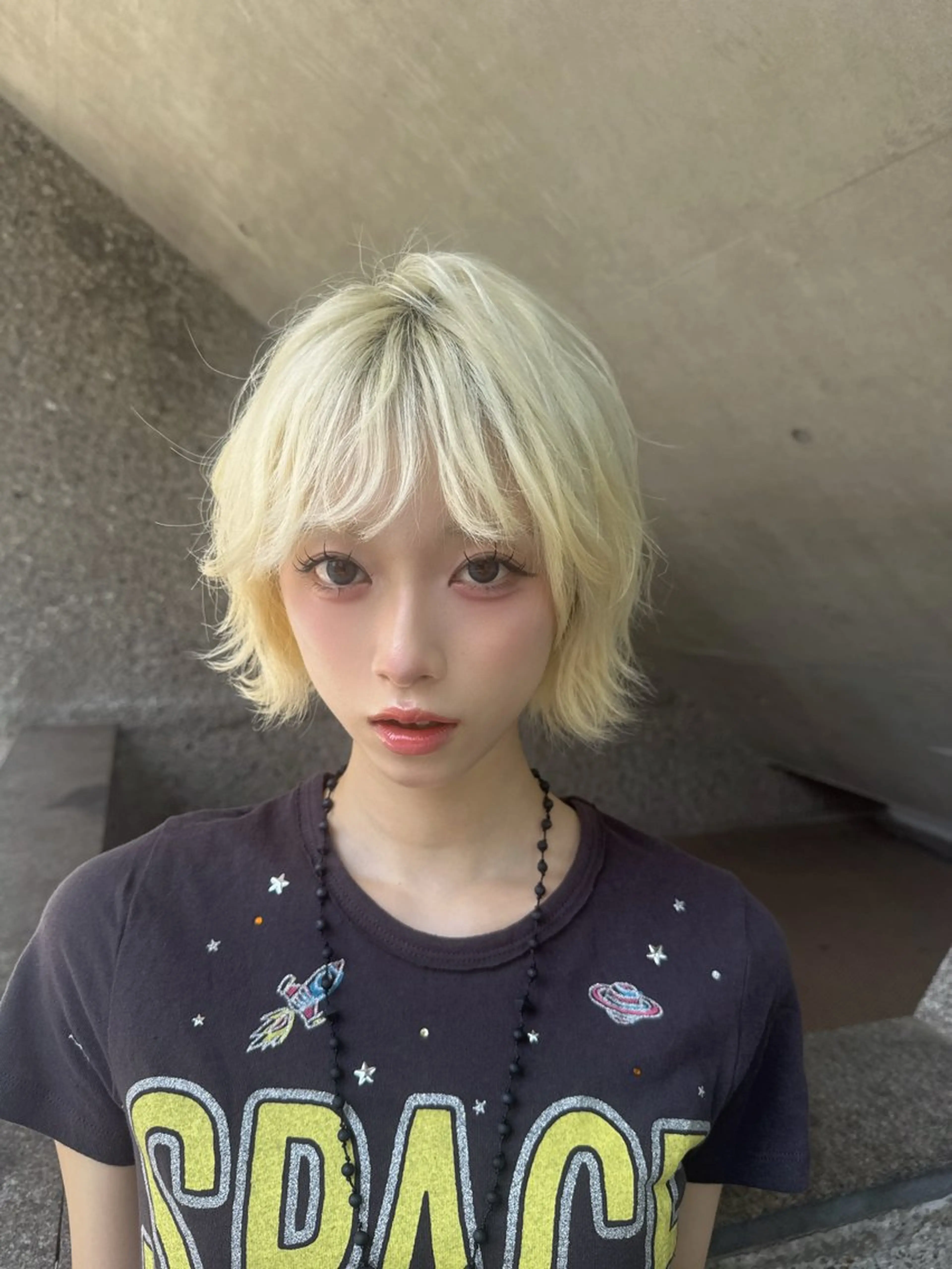 ショート カラー ベージュカラー ブリーチ ケアブリーチ 透明感カラー ダブルカラー カット ヘアカラー トリートメント 原宿/美髪カラー 🫧TAISEIのヘアスタイル