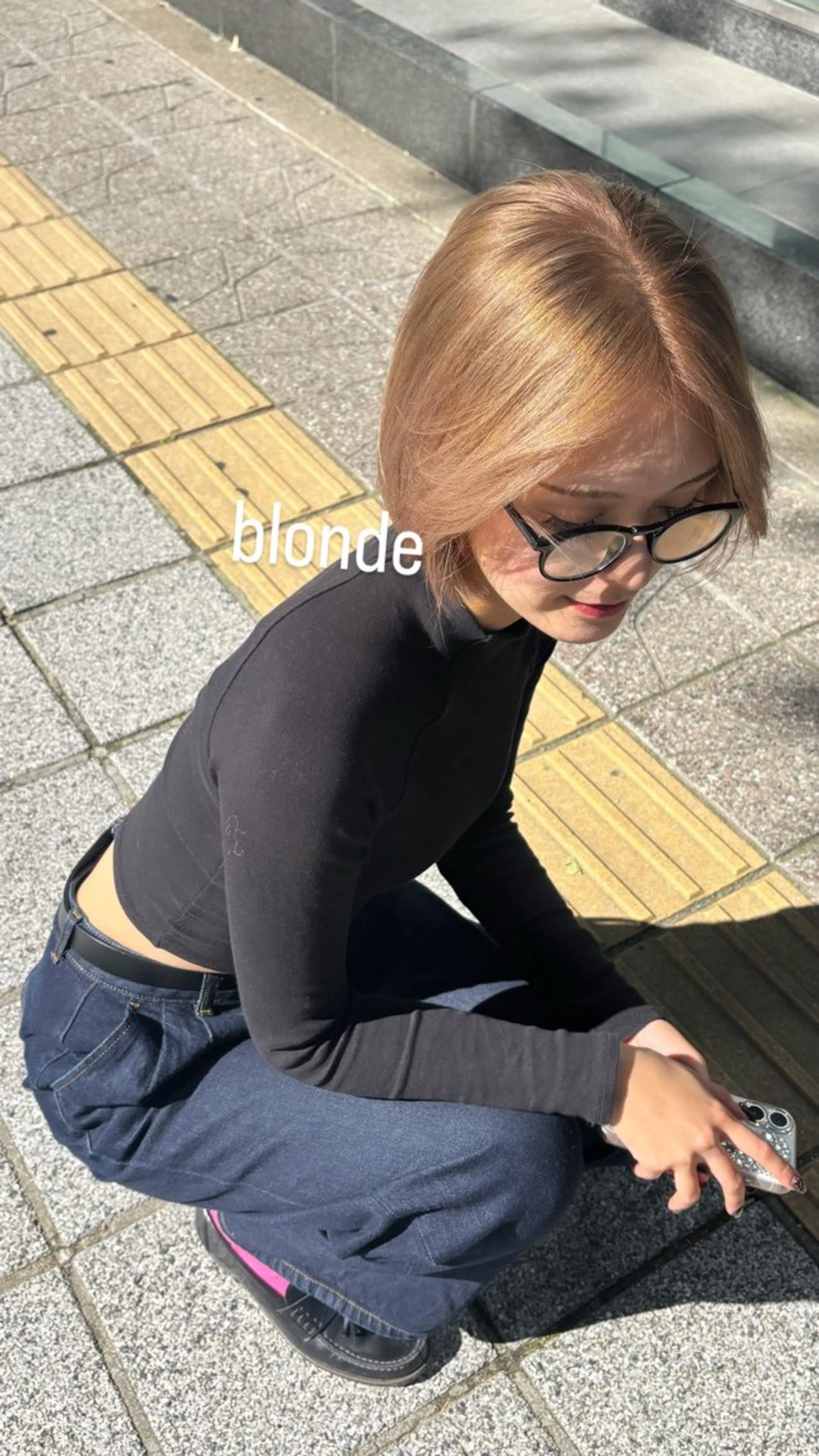 ショート カラー ヘアカラー 🍓ハイトーンカラー 🎀nene🍓のヘアスタイル