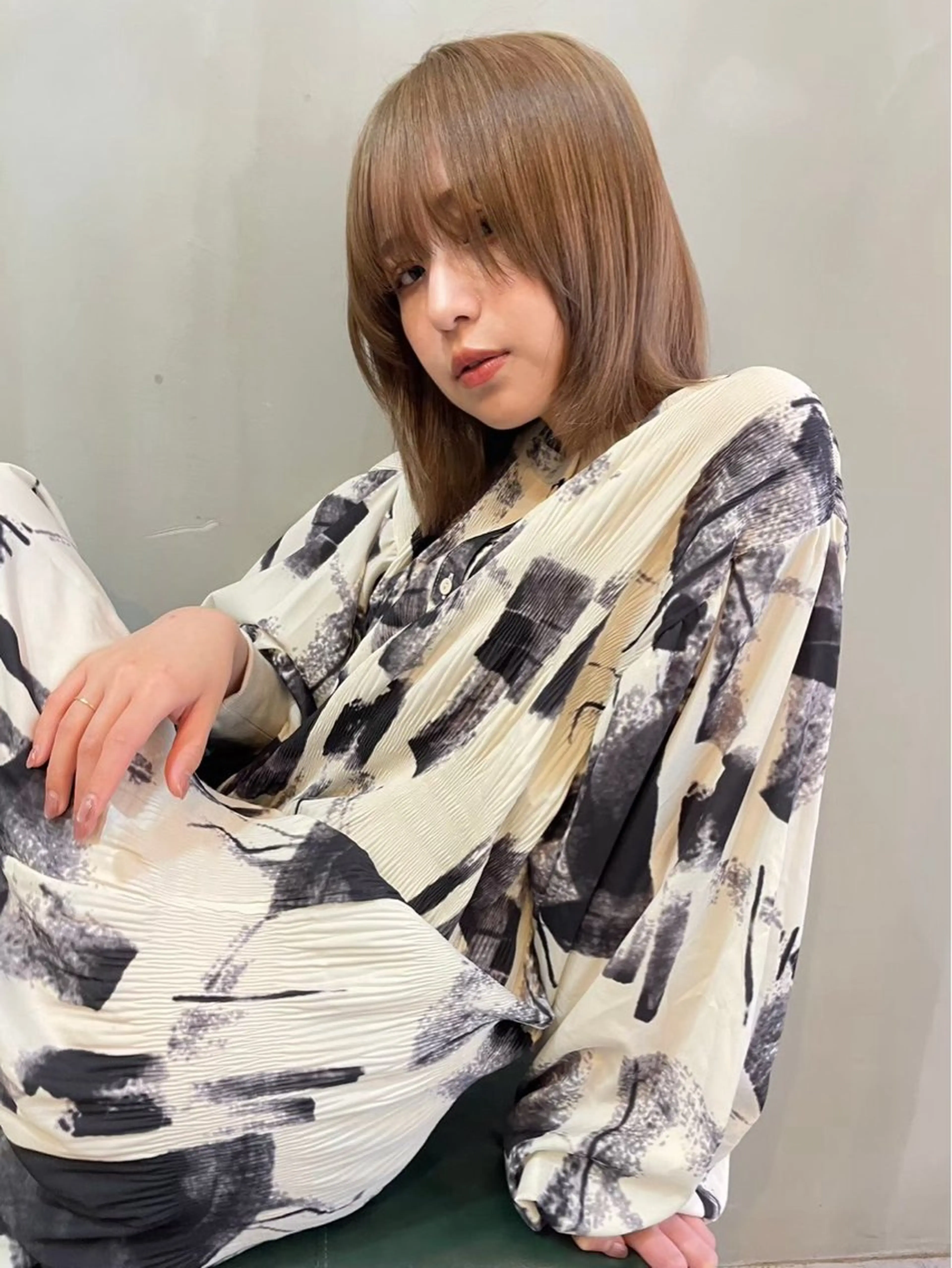 ショート カラー カット ヘアカラー トリートメント ショート/ボブ専門 宮脇美奈/南船場のヘアスタイル