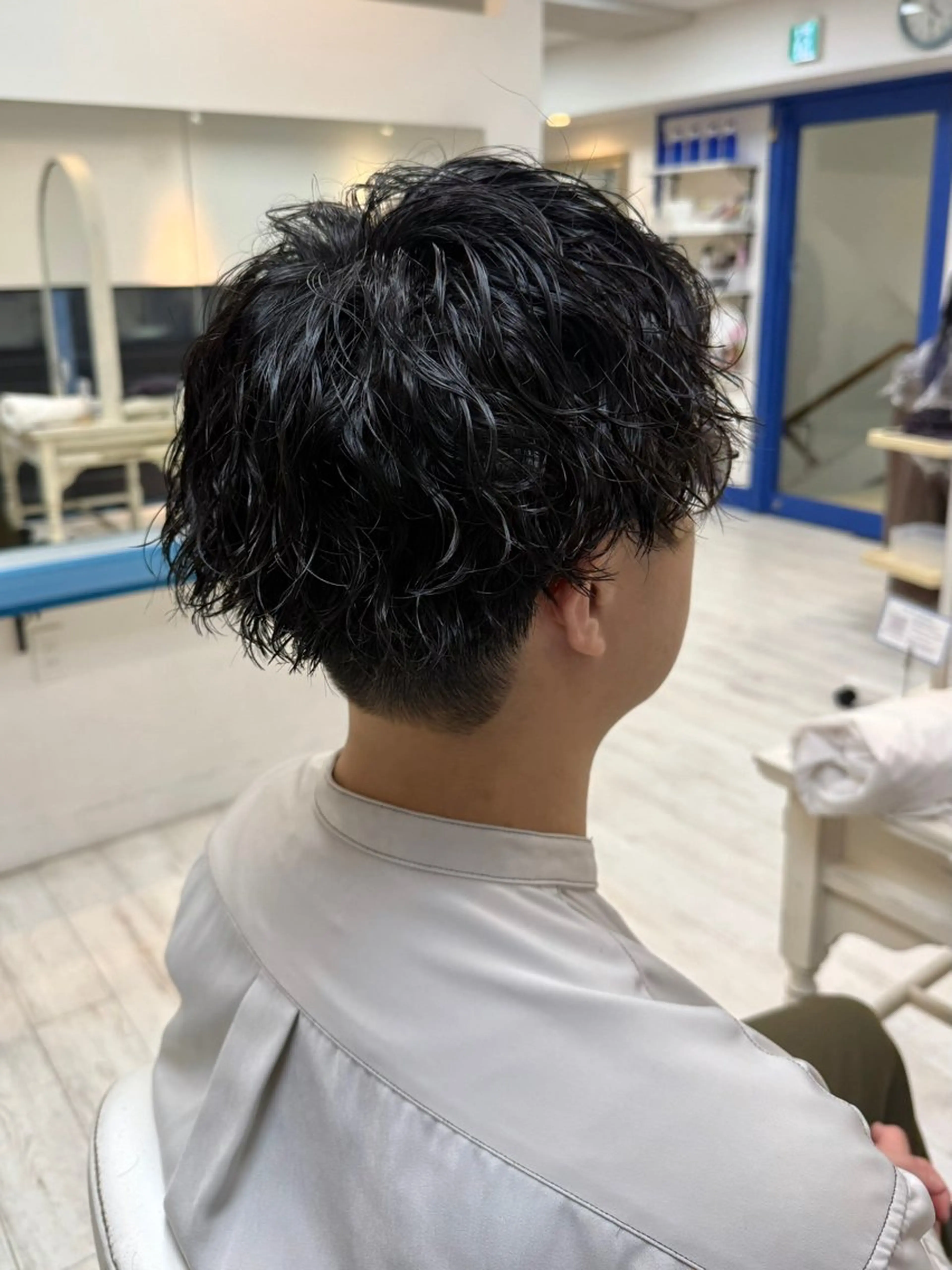 ショート 新籾 尚哉のヘアスタイル