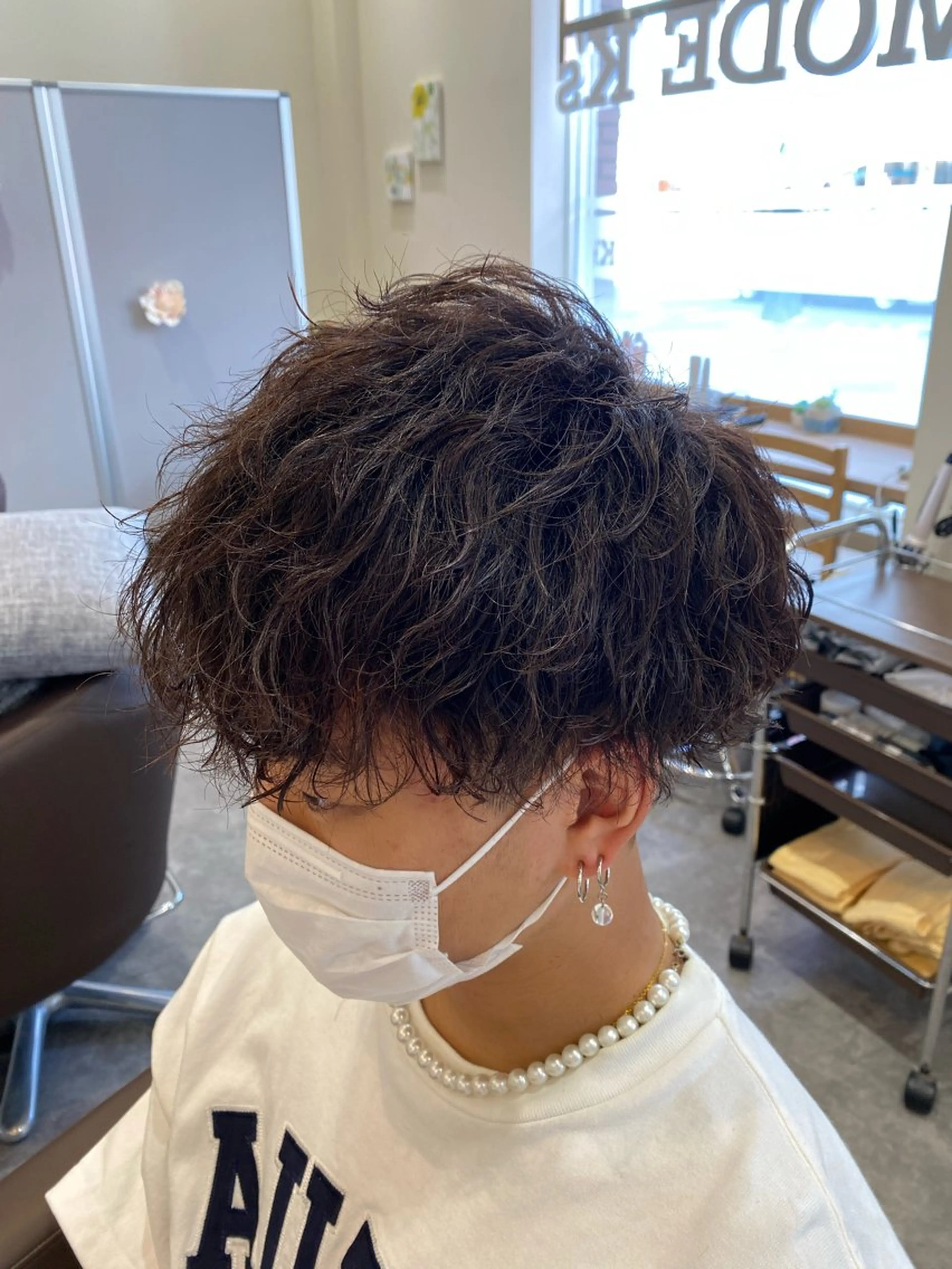 パーマ メンズ カット パーマ メンズ特化LIBER 石川玲央のヘアスタイル