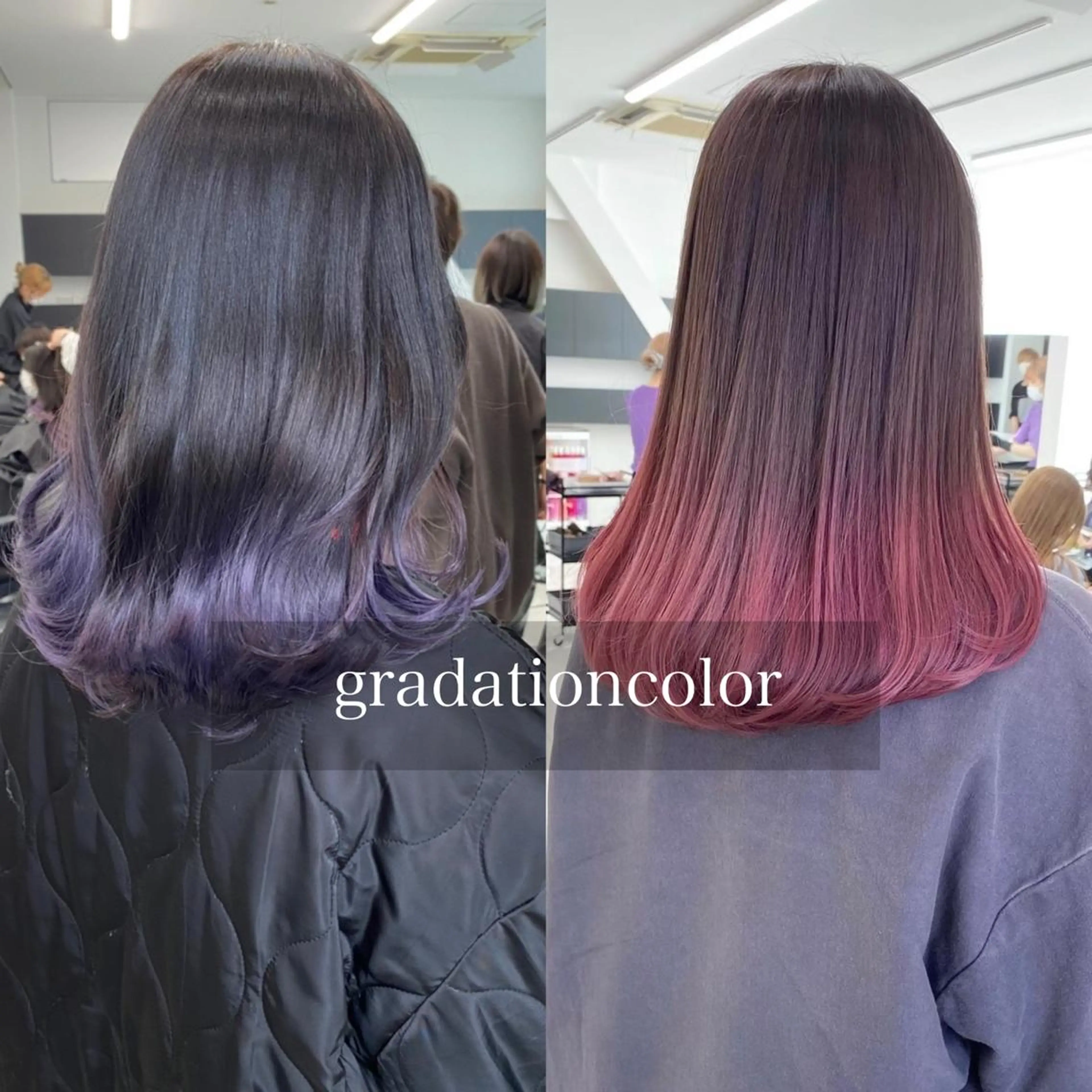 カラー ブリーチ グラデーションカラー ✨無料！カット モデル募集✨夕貴のヘアスタイル