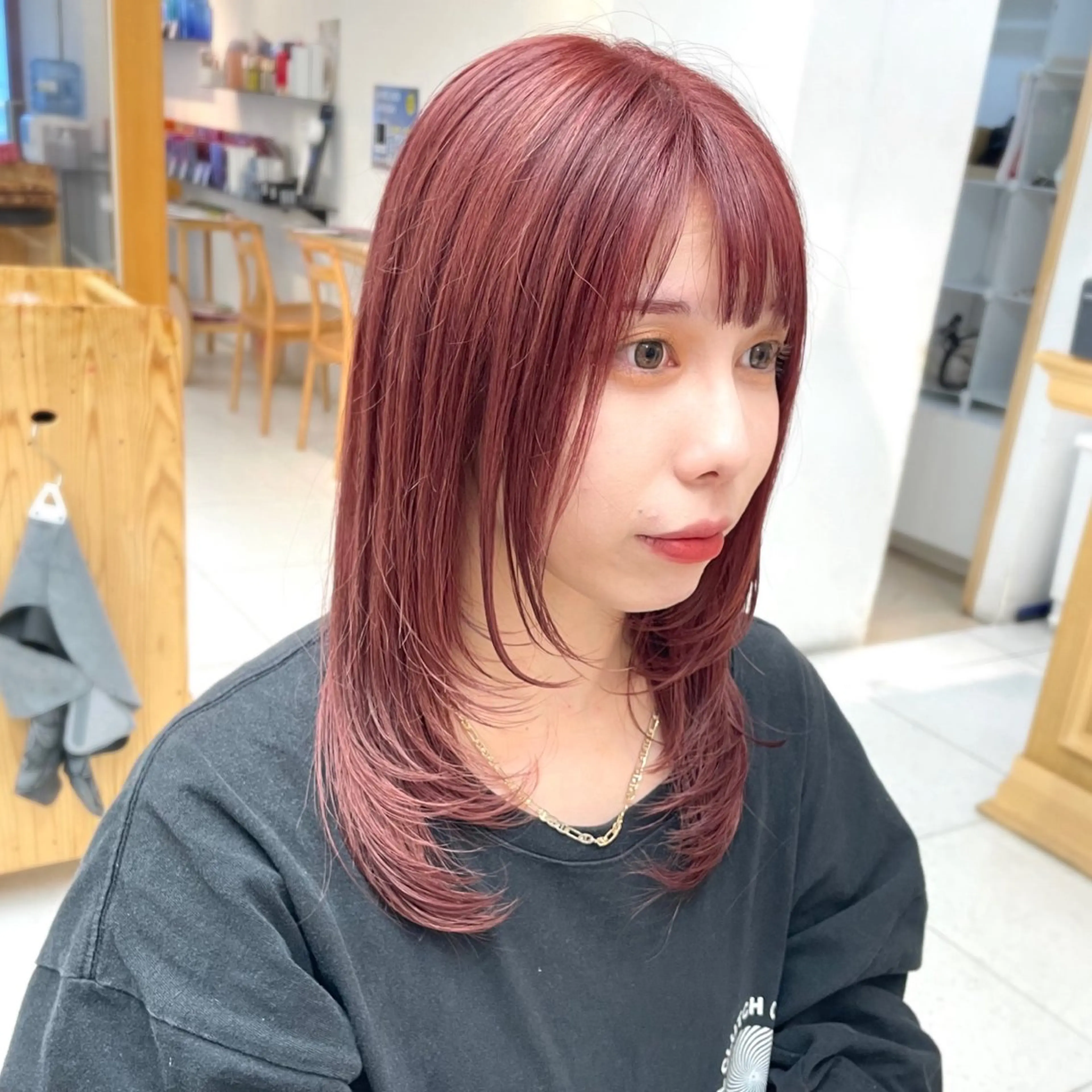 セミロング カラー 【NOE】┊ hanasakayaのヘアスタイル