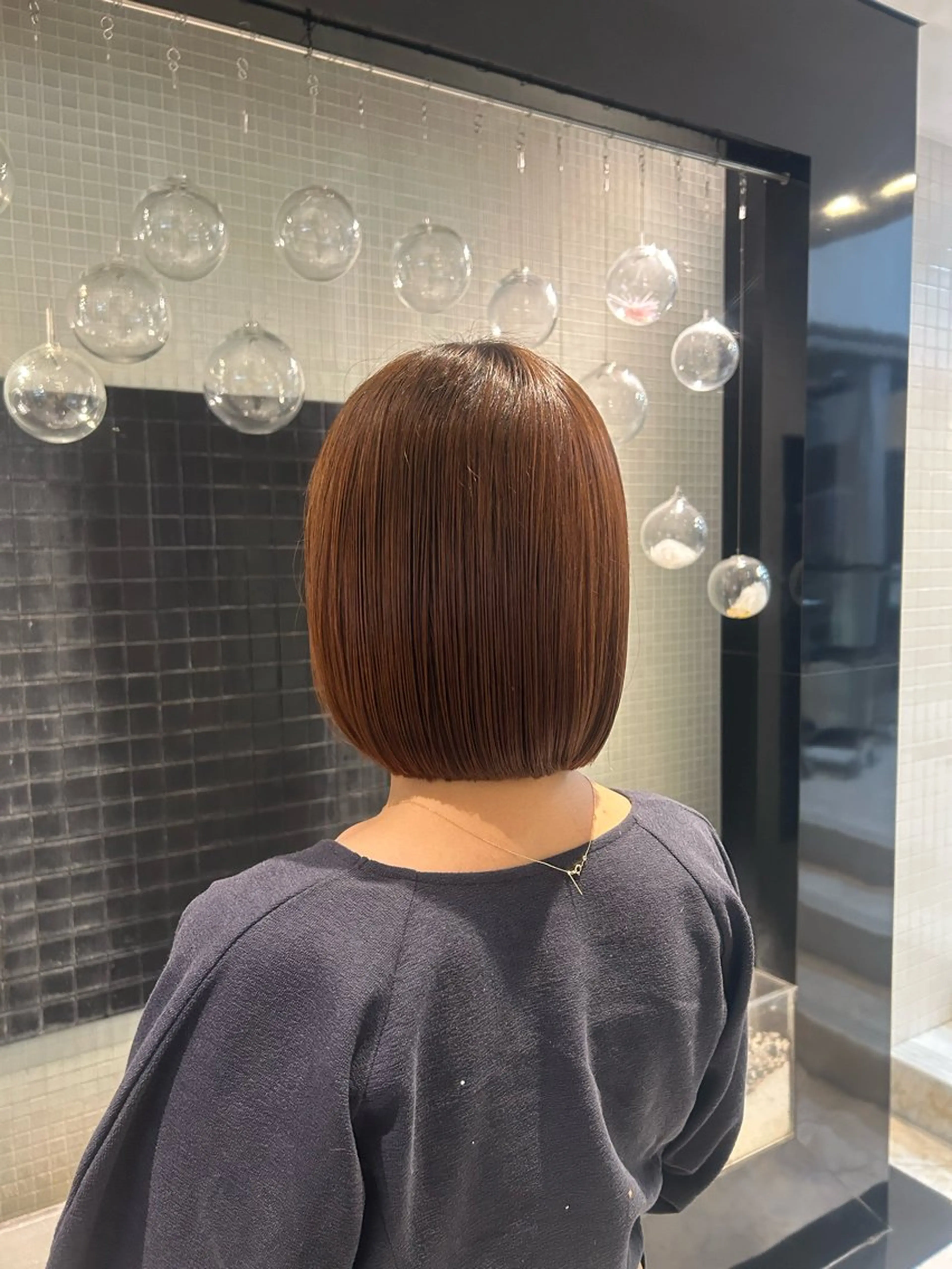 ショート ボブ レイヤーカット 宮本 果凜のヘアスタイル
