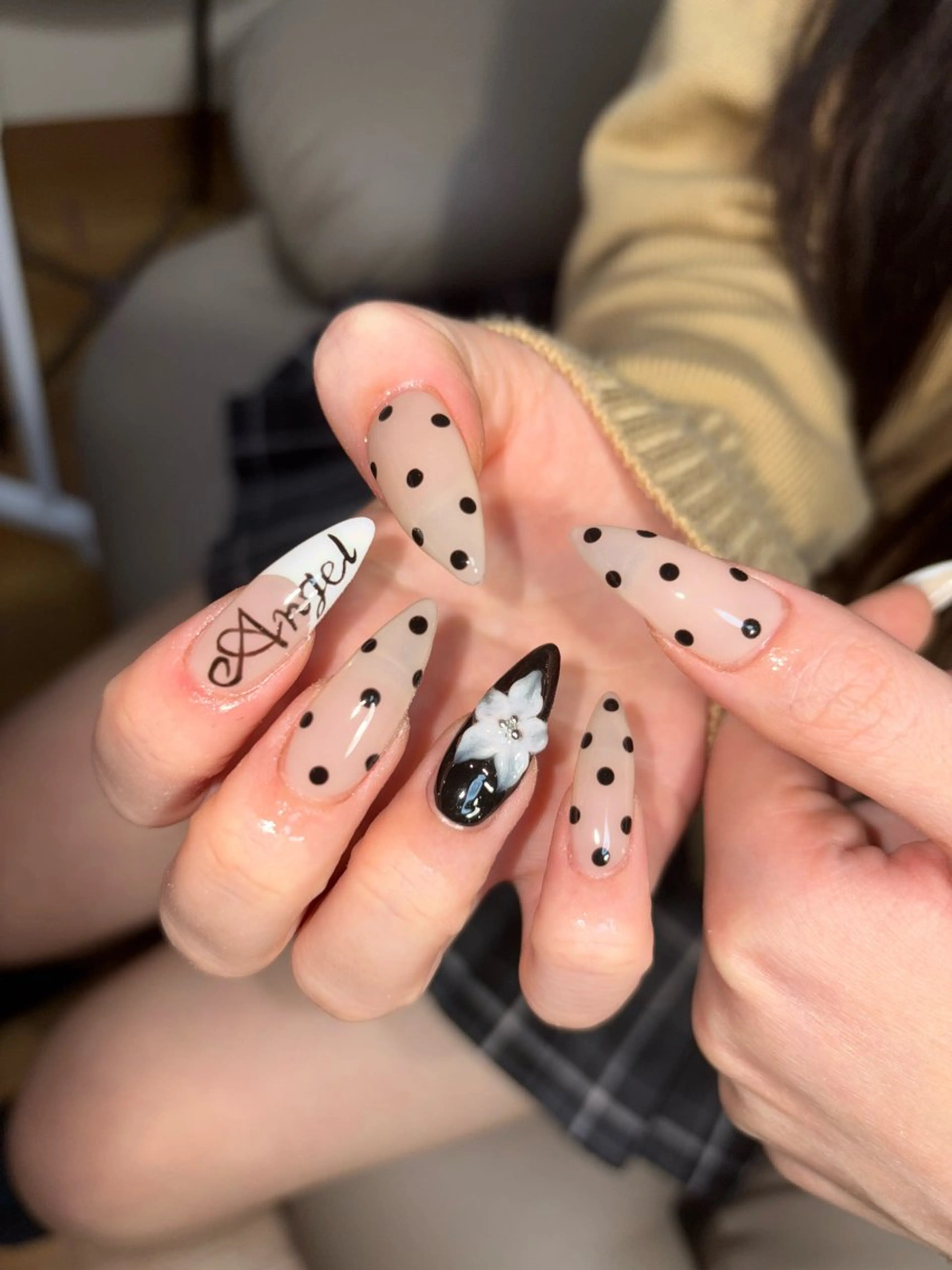 ネイル ハンドネイル ⟡.·coco⟡.· 年始予約解放中のネイルデザイン