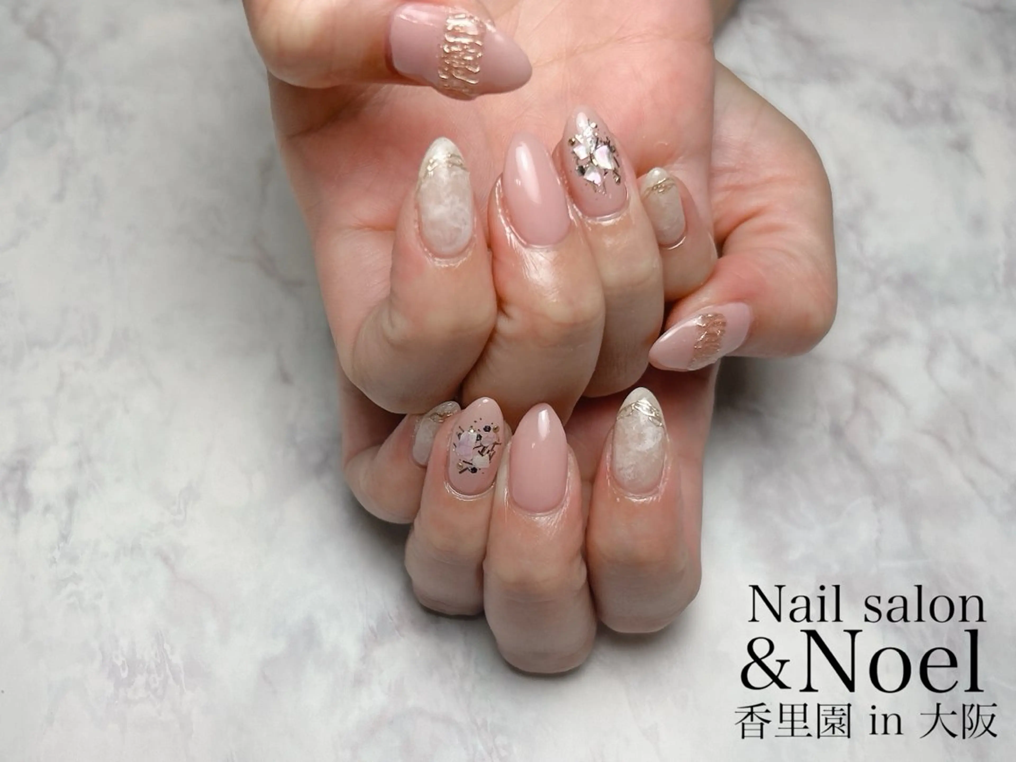 ネイル ハンドネイル Nailsalon  &Noel所属・もも 🍑のネイルデザイン
