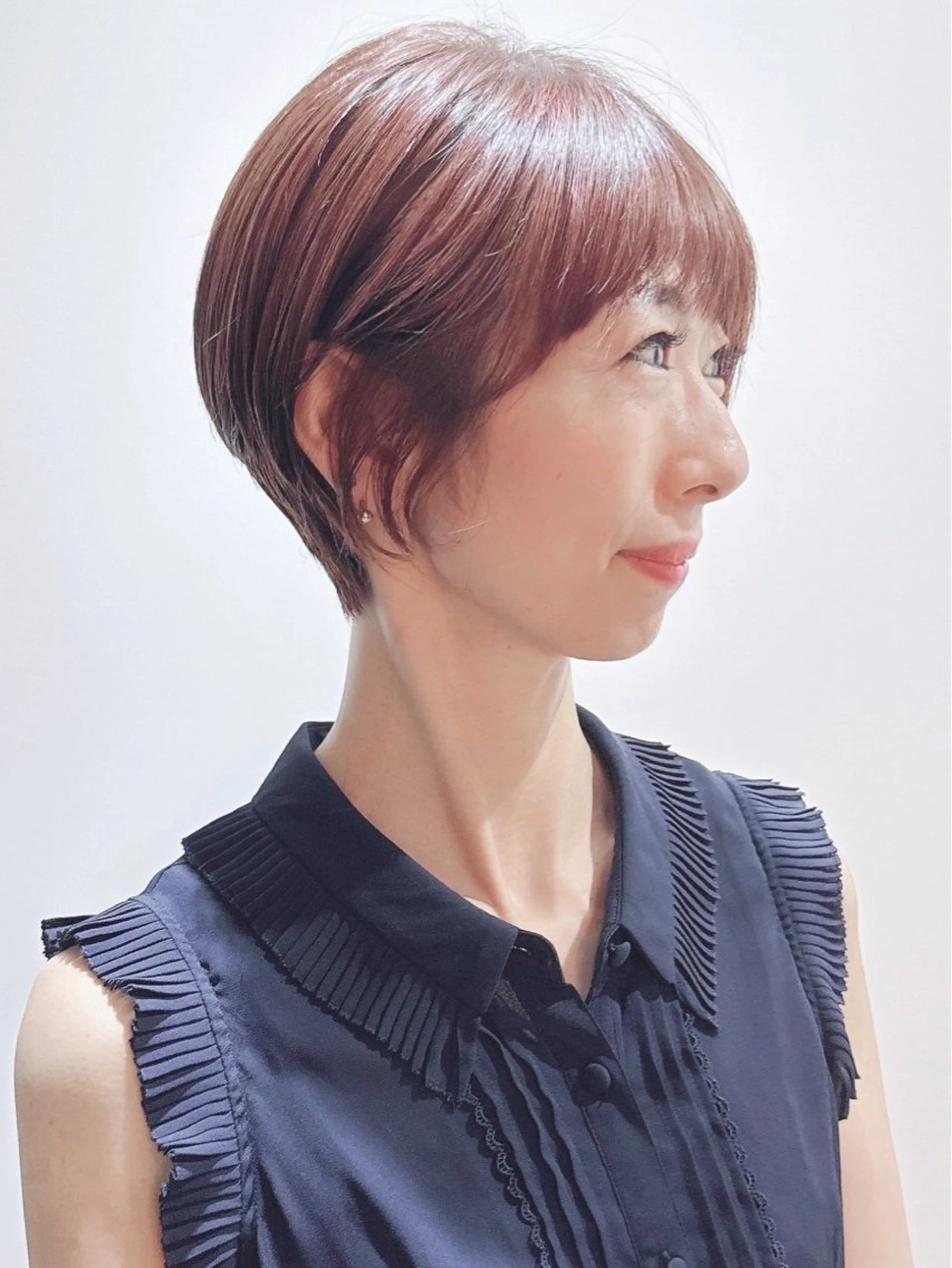 ショート モリオフロムロンドン原宿本店所属・ショート/ボブ/ハイ トーン/Nanahaのヘアスタイル