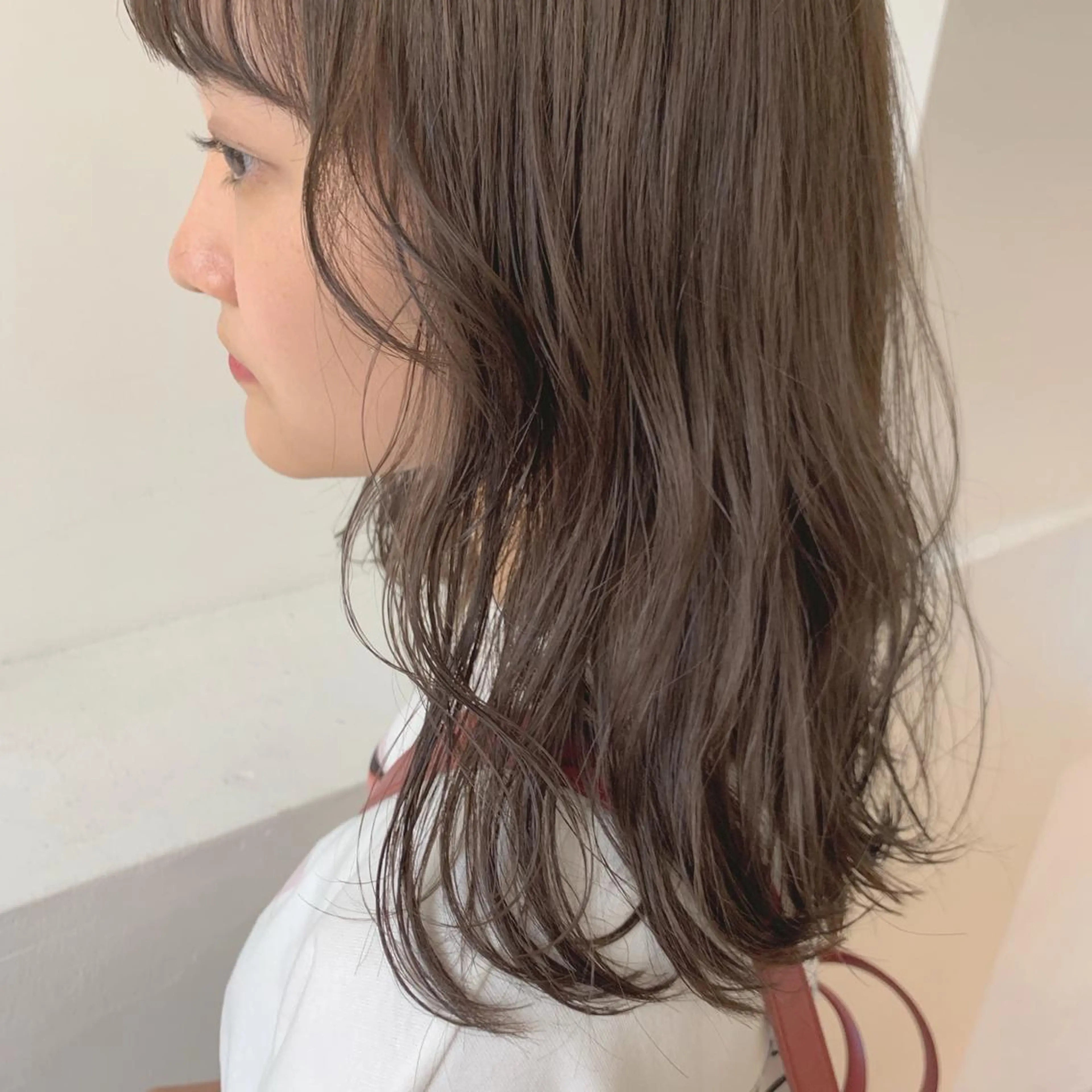 ミディアム カラー ヘアカラー 【淡色color/ nail】maikoのネイルデザイン