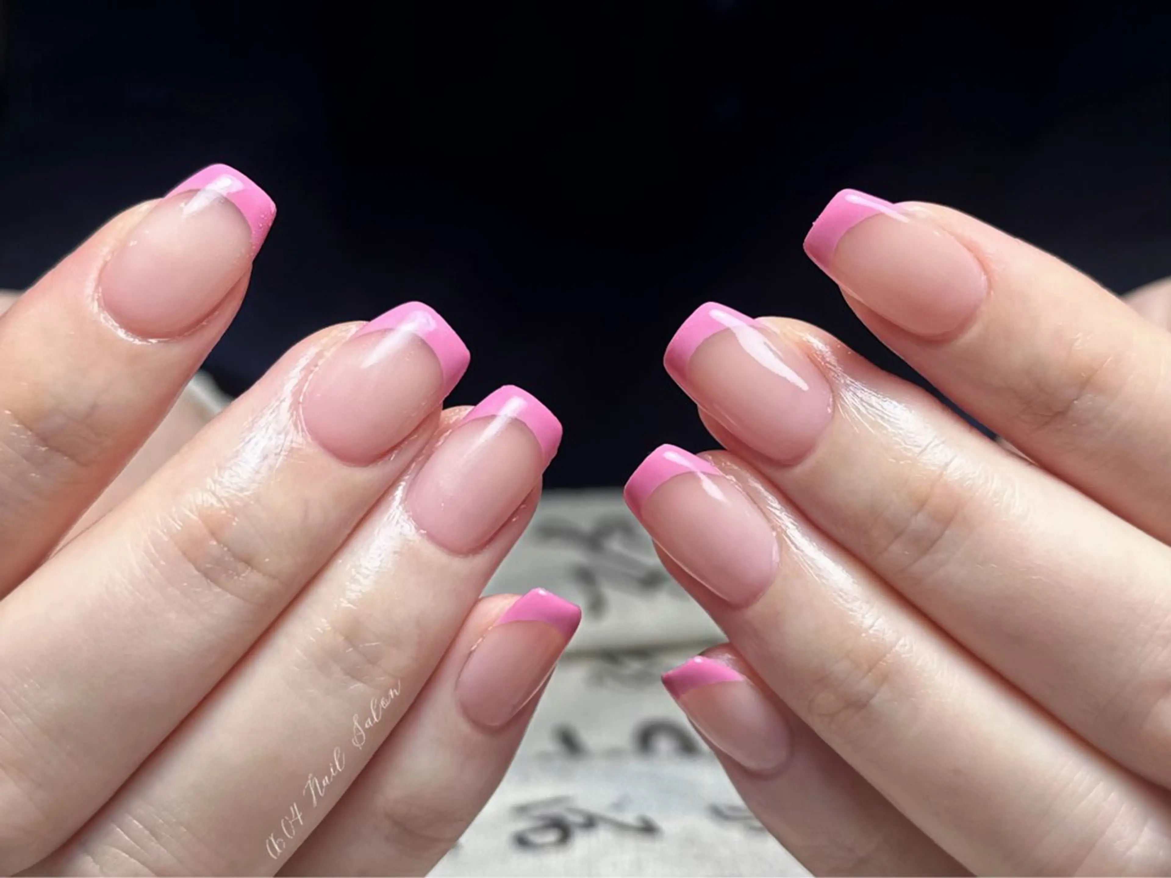 ネイル 桜ネイル フレンチネイル ハンドネイル ishiro 🍂のネイルデザイン