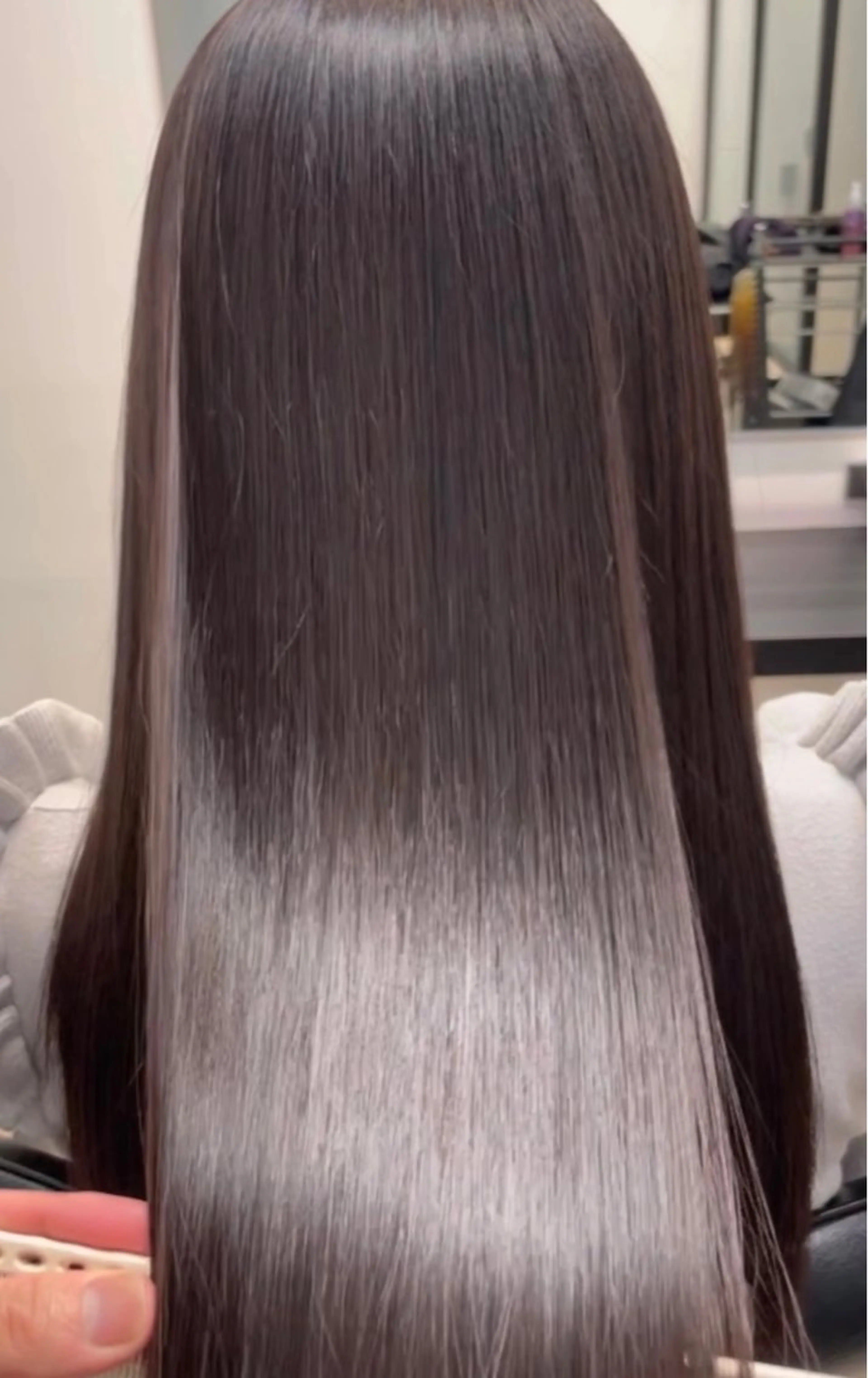 ロング カラー カット ヘアカラー 縮毛矯正 トリートメント SALOWIN梅田　　サロウィン所属・美髪/縮毛矯正特化/ 髪質改善/KJのヘアスタイル