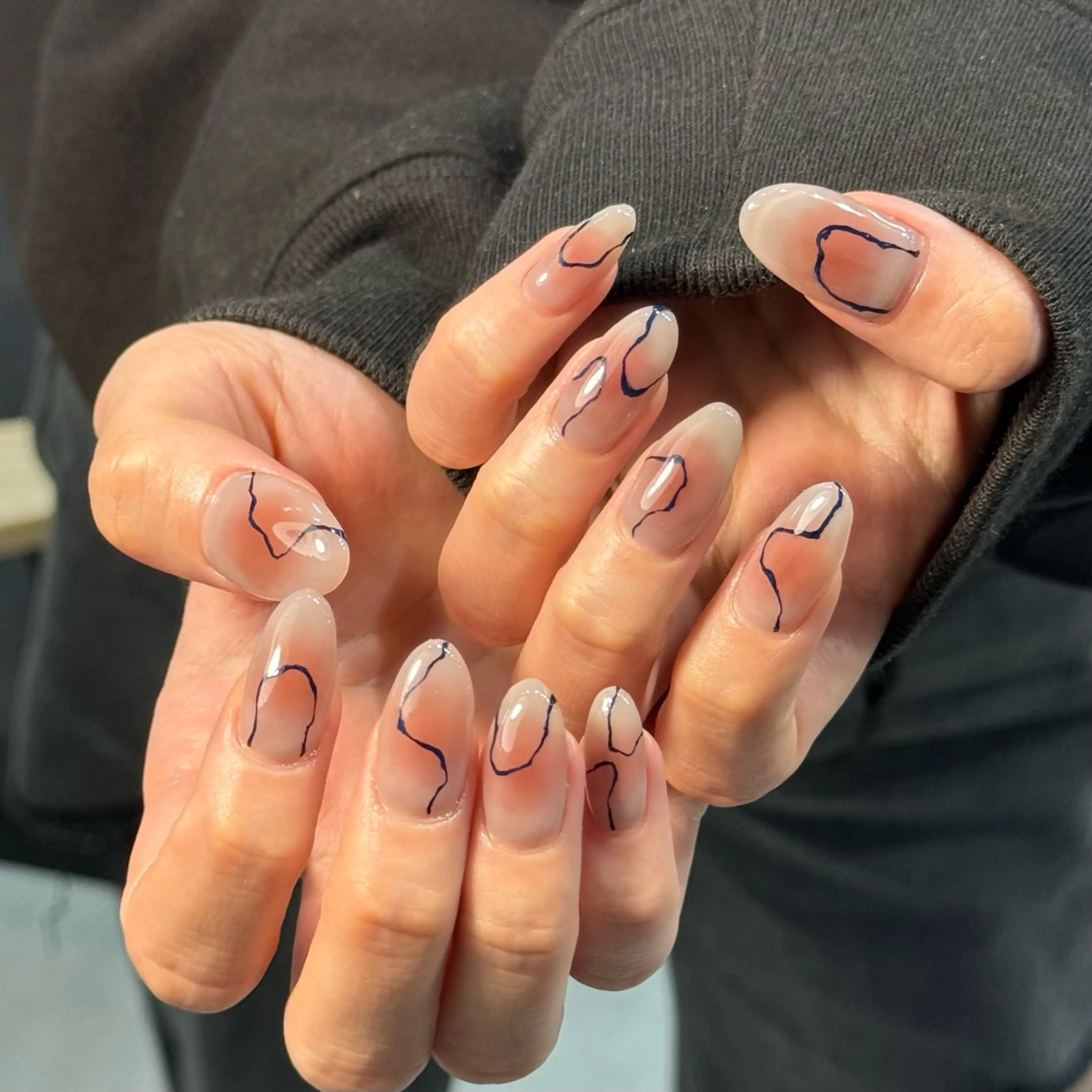 ネイル チークネイル ハンドネイル Momoka ネイリスト福岡/薬院のネイルデザイン