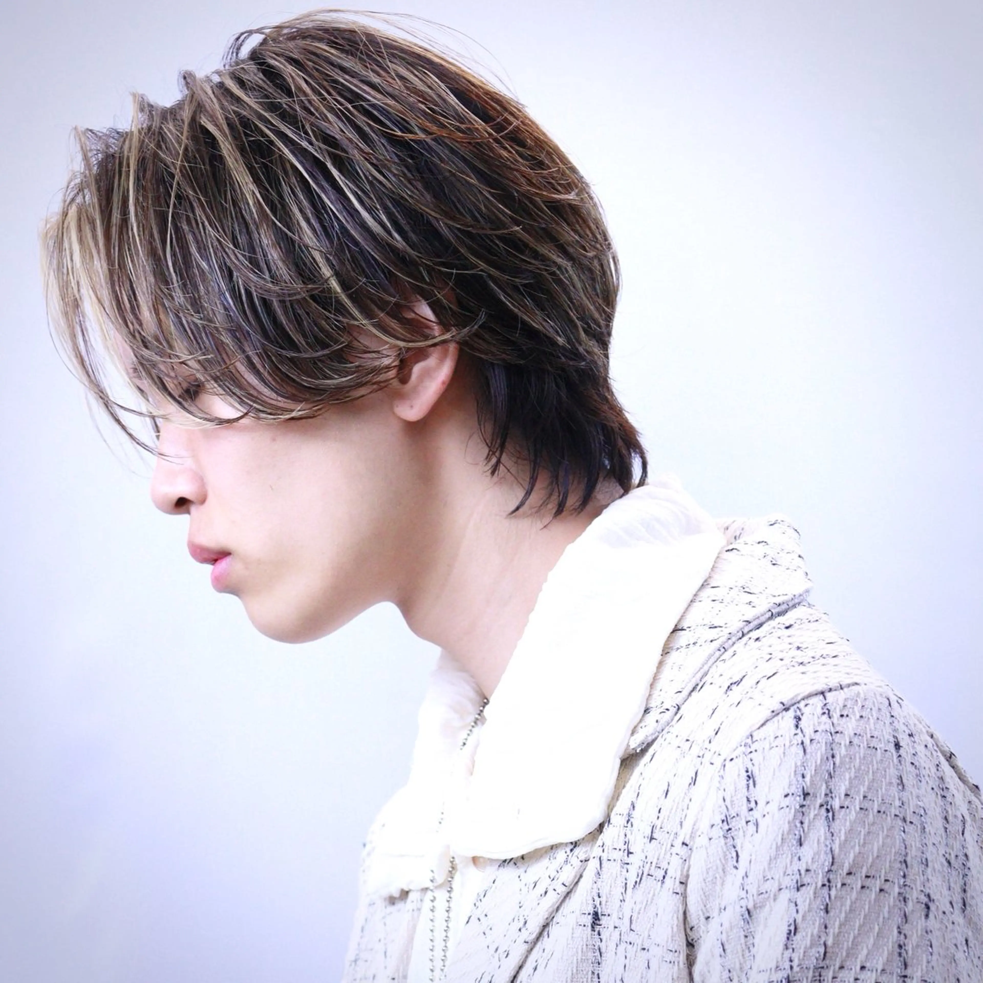 ミディアム カラー メンズ カット ヘアカラー トリートメント ヘアセット ✂︎メンズ特化✂︎ KAYAのヘアスタイル