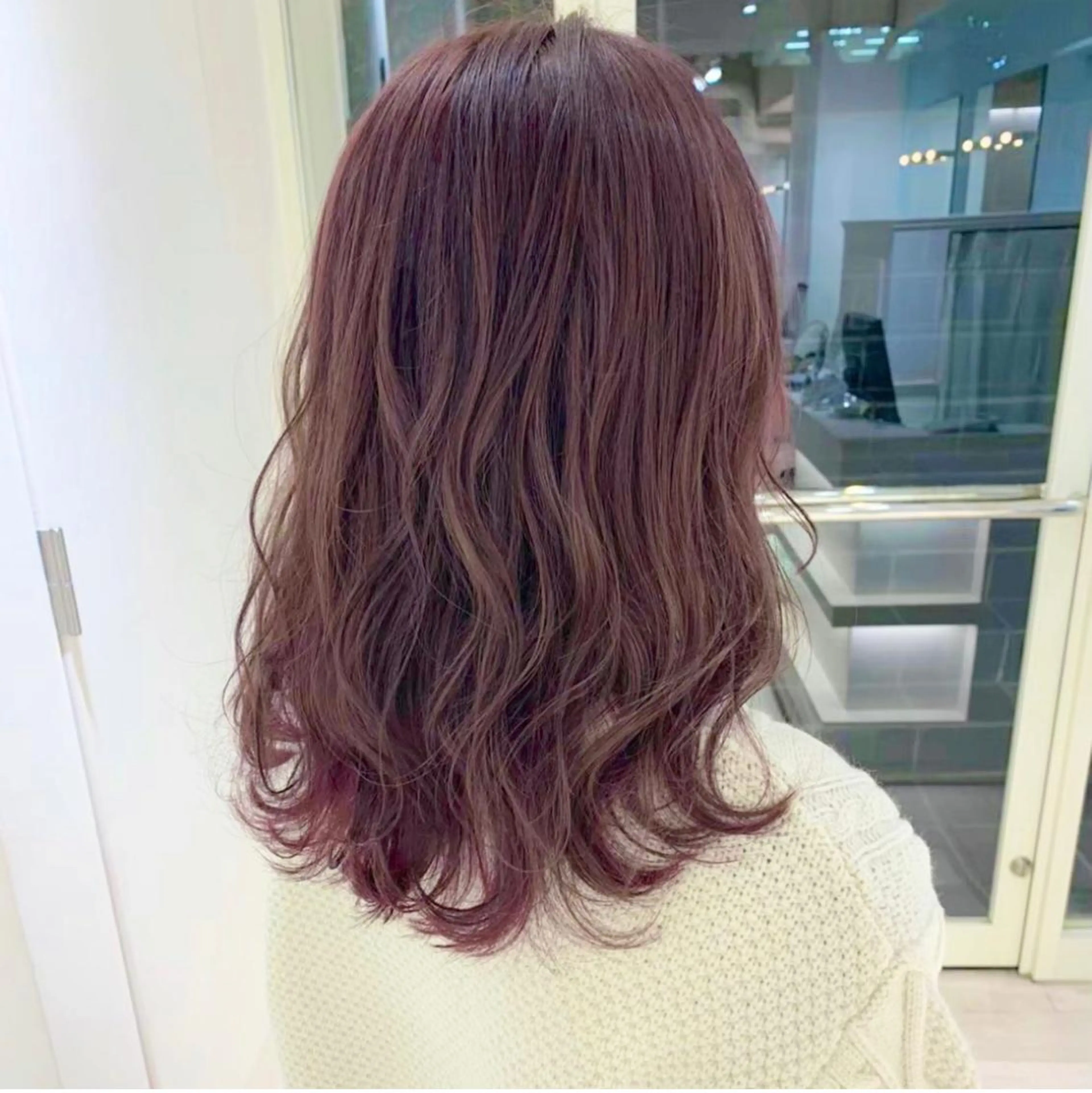 セミロング ParveMix 佐々木梨紗🤍のヘアスタイル