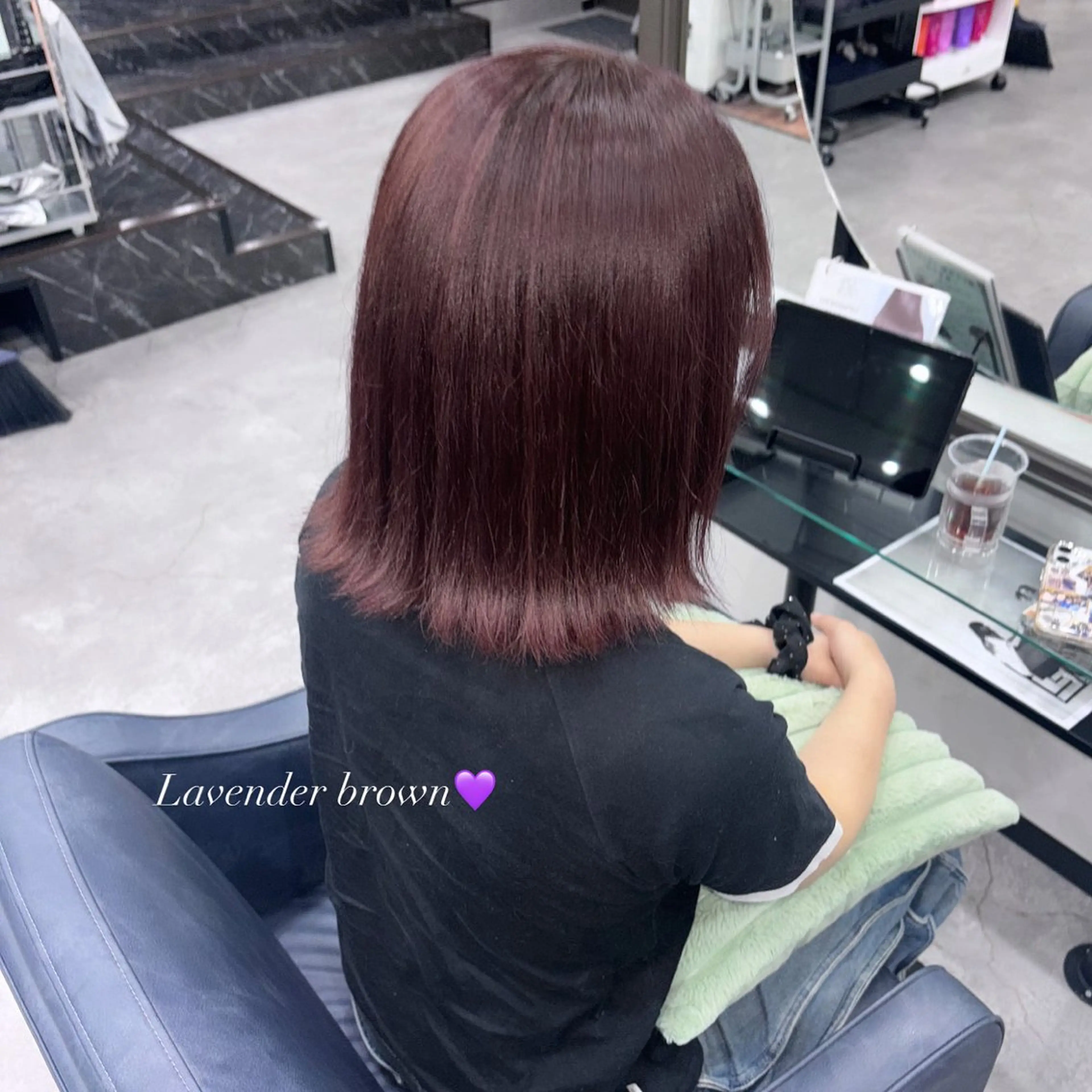 ショート ヘアカラー トリートメント 木村 紅愛のヘアスタイル