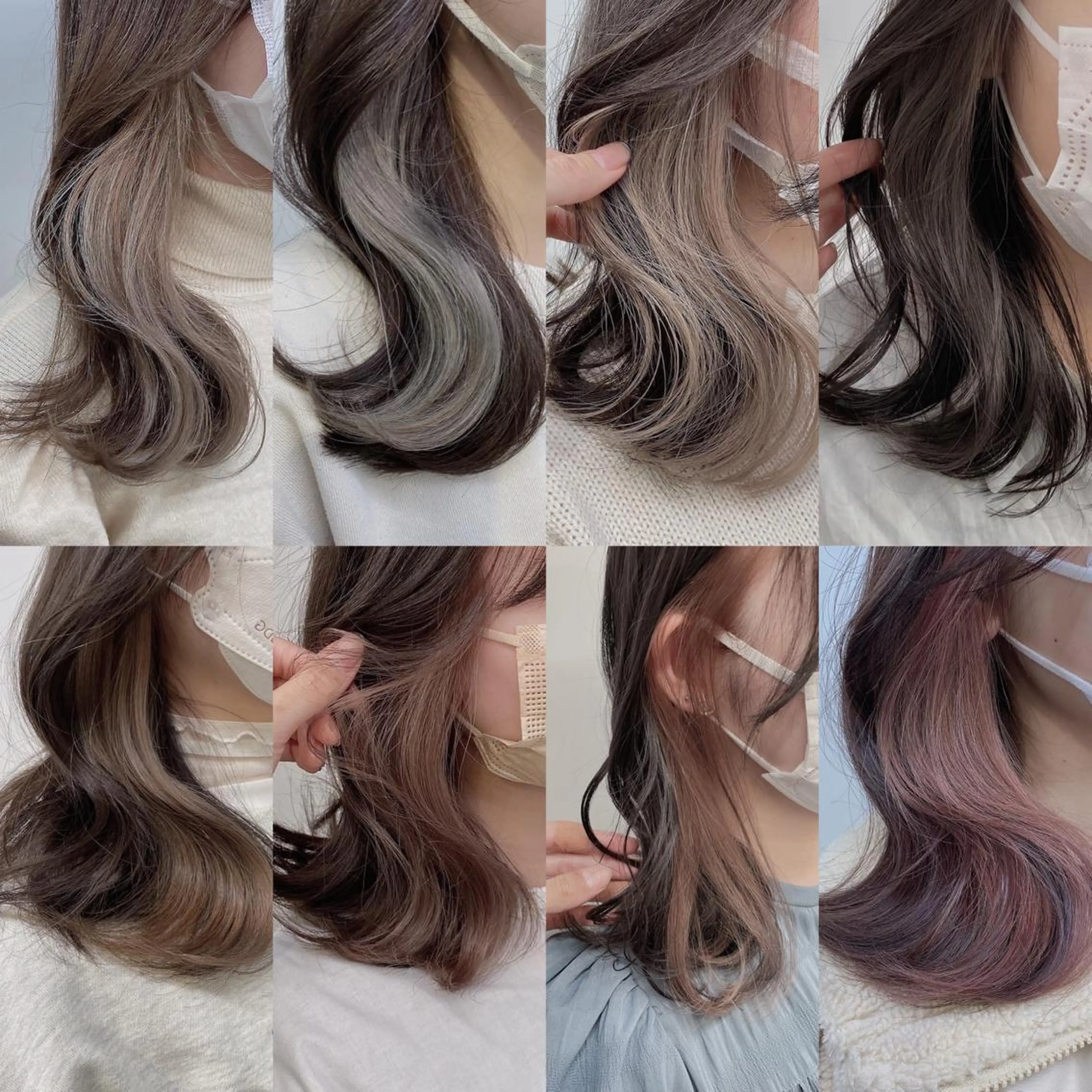 セミロング カラー ヘアカラー トリートメント ヘッドスパ ヘアセット 🥞ベージュ系カラー 【すずきりほ】🥞のヘアスタイル