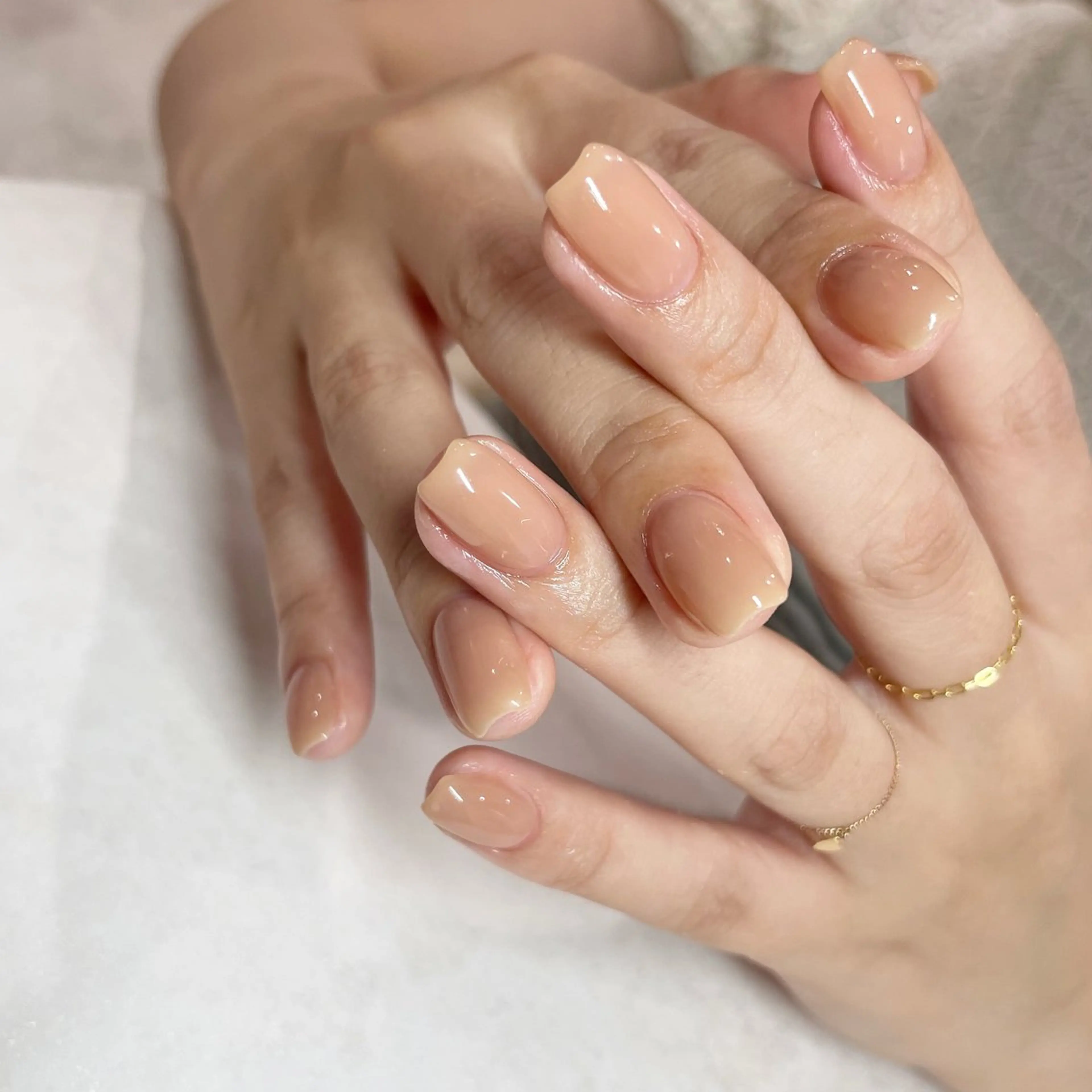 ネイル ワンカラーネイル シンプルネイル 西本町/阿波座 大人女性向け美爪形成のネイルデザイン