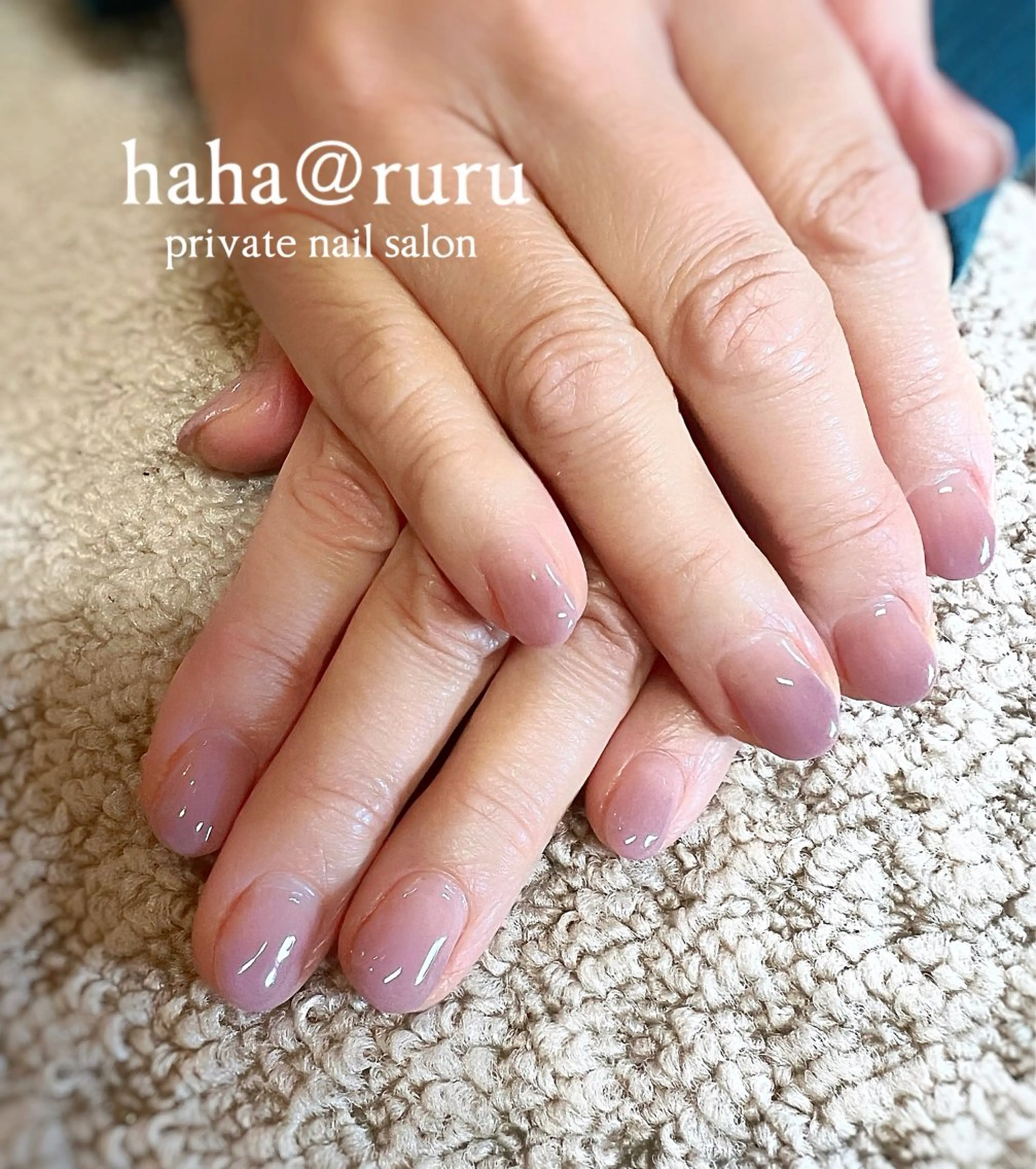 ネイル グラデーション オフィスネイル haha@ ruruのネイルデザイン