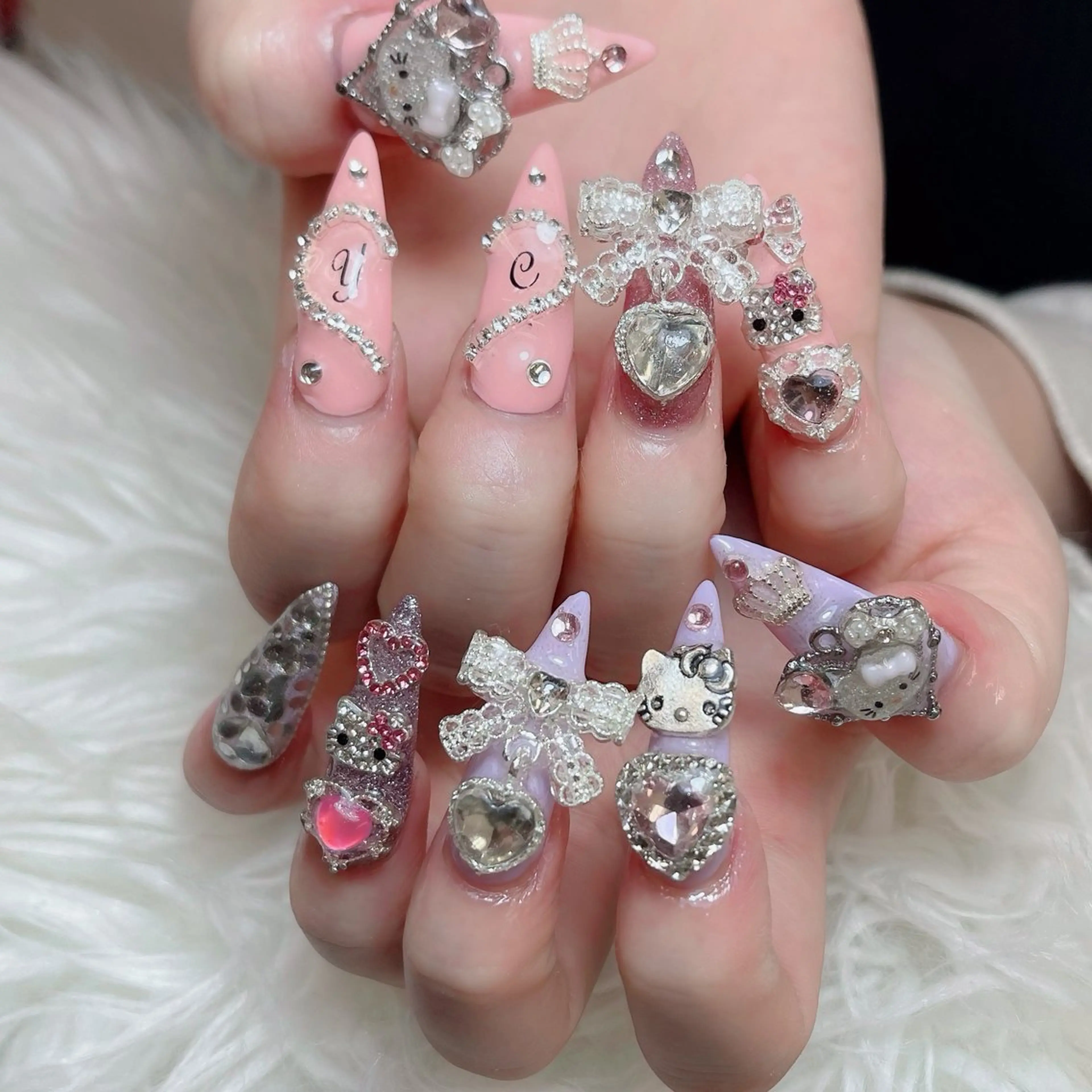 ネイル ハンドネイル ANH NAIL ゴテゴテ専門店💎のネイルデザイン