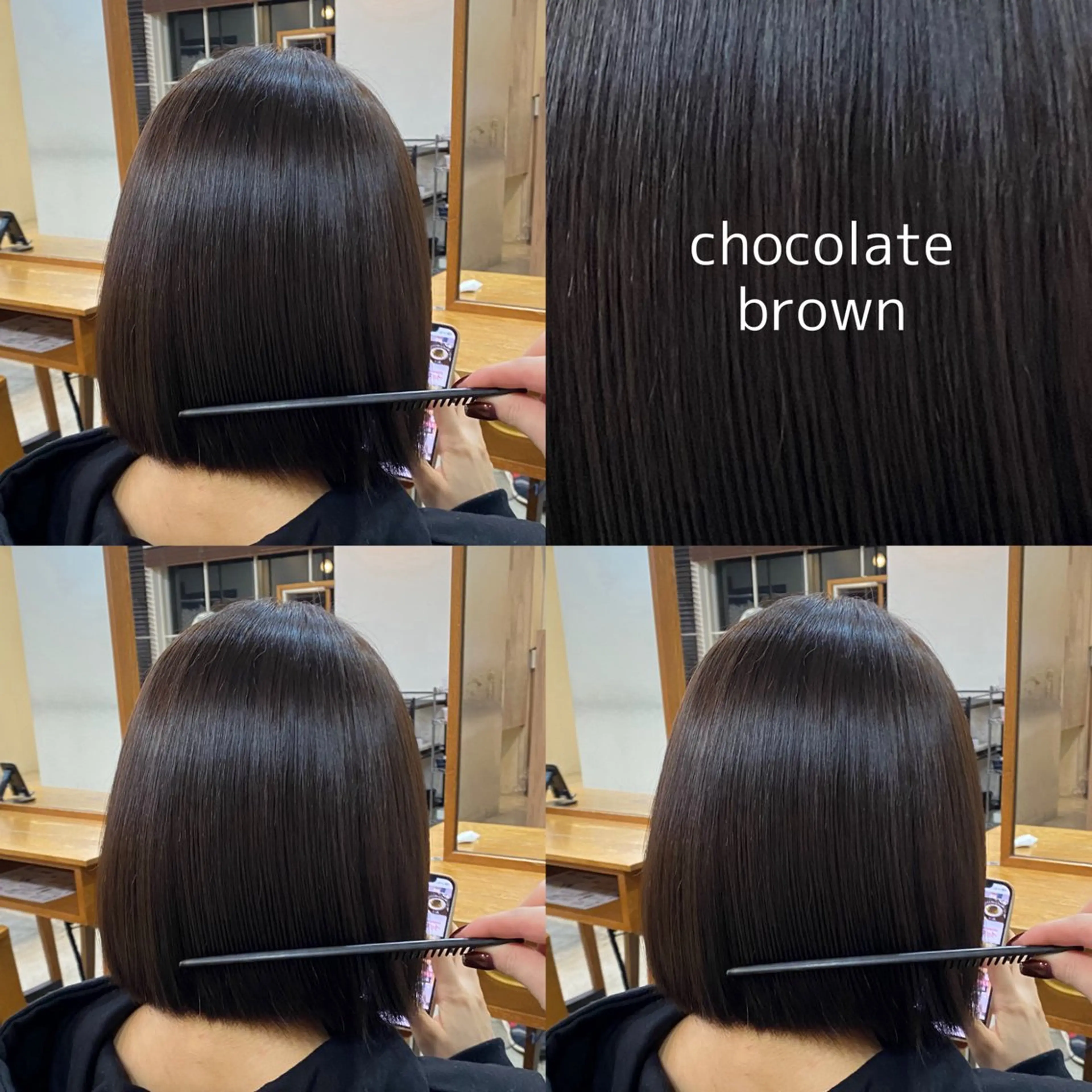 ショート カラー ブラウンカラー チョコレートブラウン 暖色/ブラウン/ 透明感/ゆうかのヘアスタイル