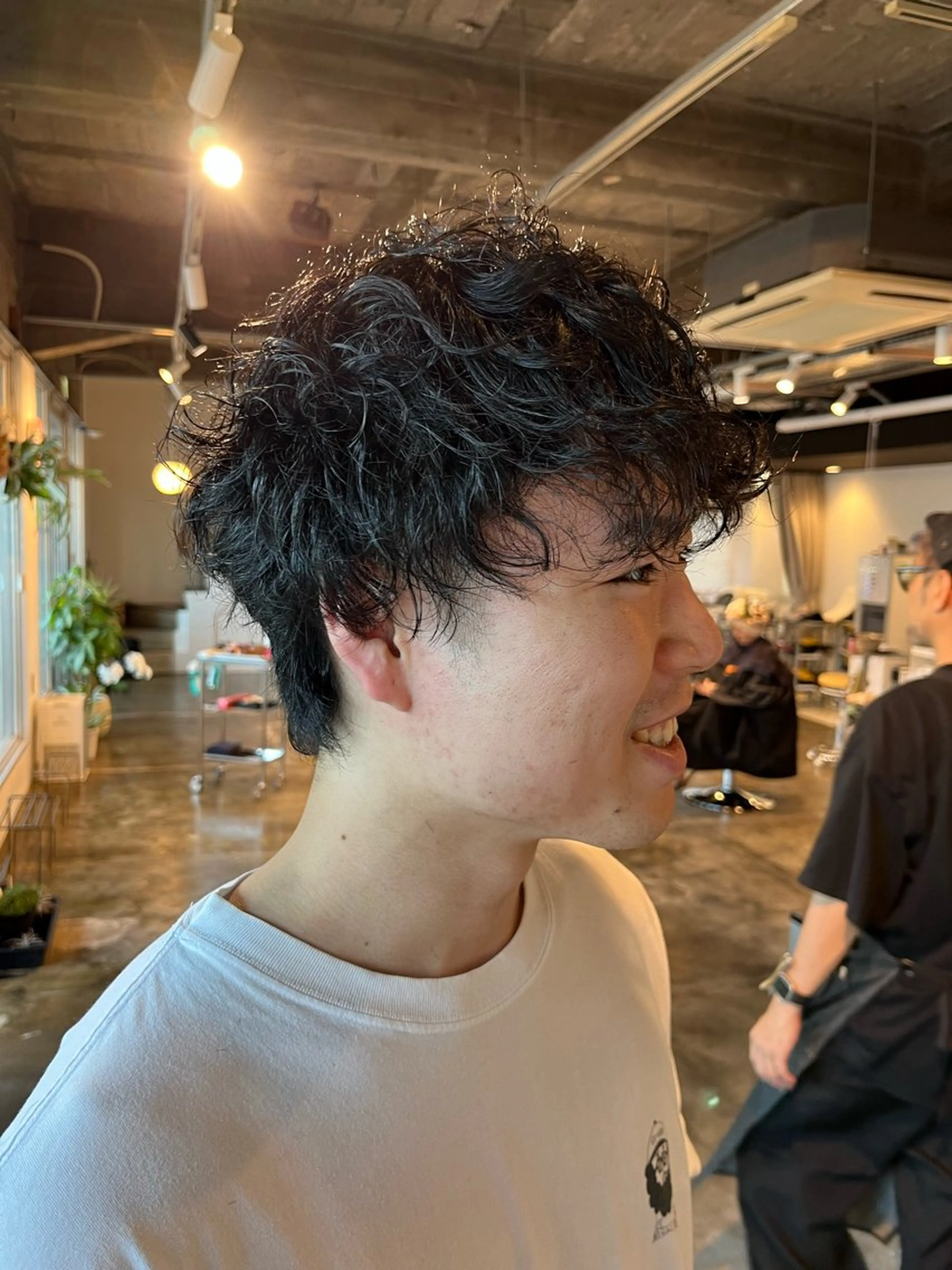 ショート パーマ メンズ メンズパーマ スパイラルパーマ カット パーマ 🟦ROOM MEN 瀬古　侑輝🟦のヘアスタイル