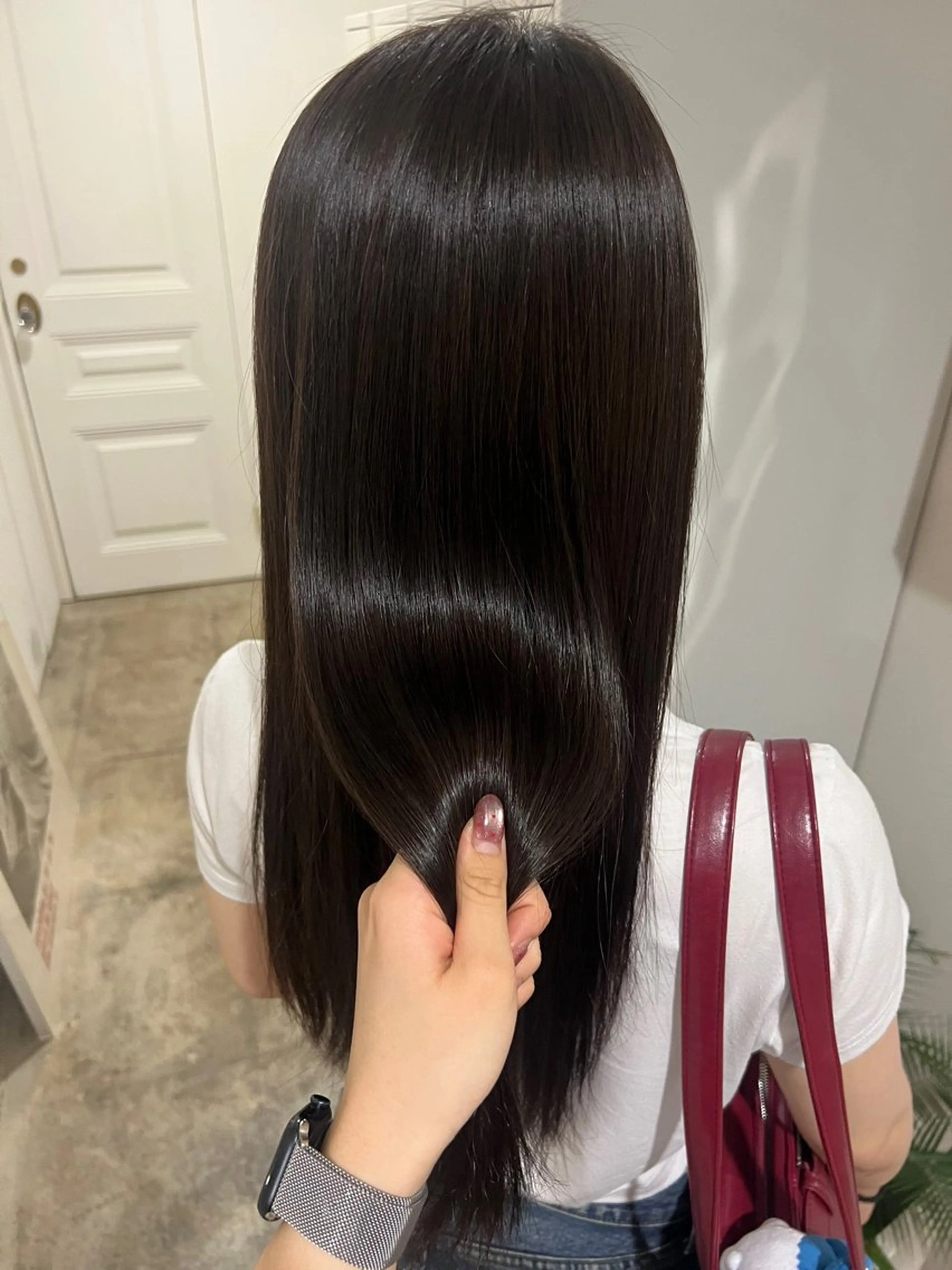 セミロング 縮毛矯正 811女性専用サロン所属・カラー/髪質改善/ モデル募集/asaのヘアスタイル